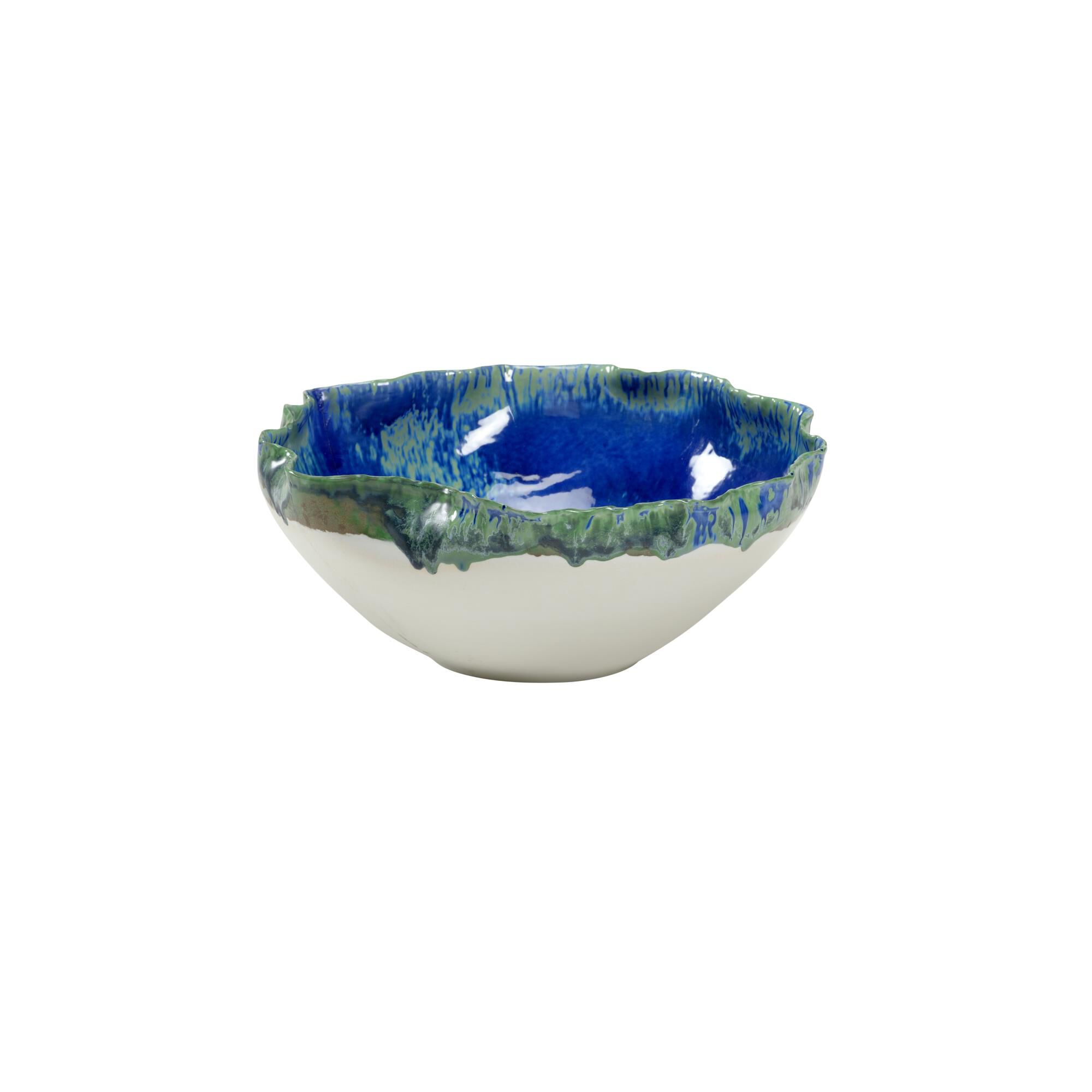 Shown in Blue-Green Glaze finish