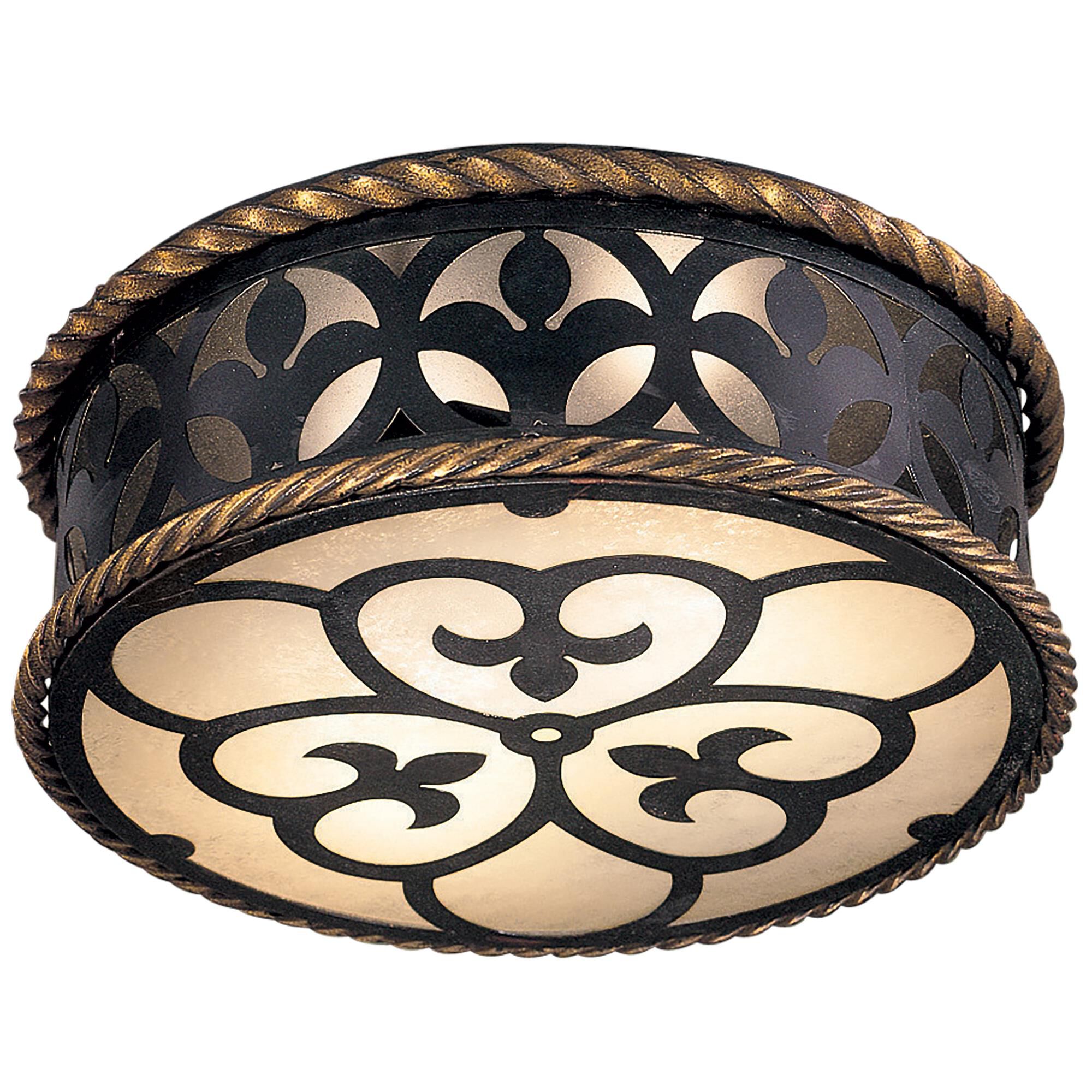 Montparnasse 16 Inch 2 Light Flush Mount,