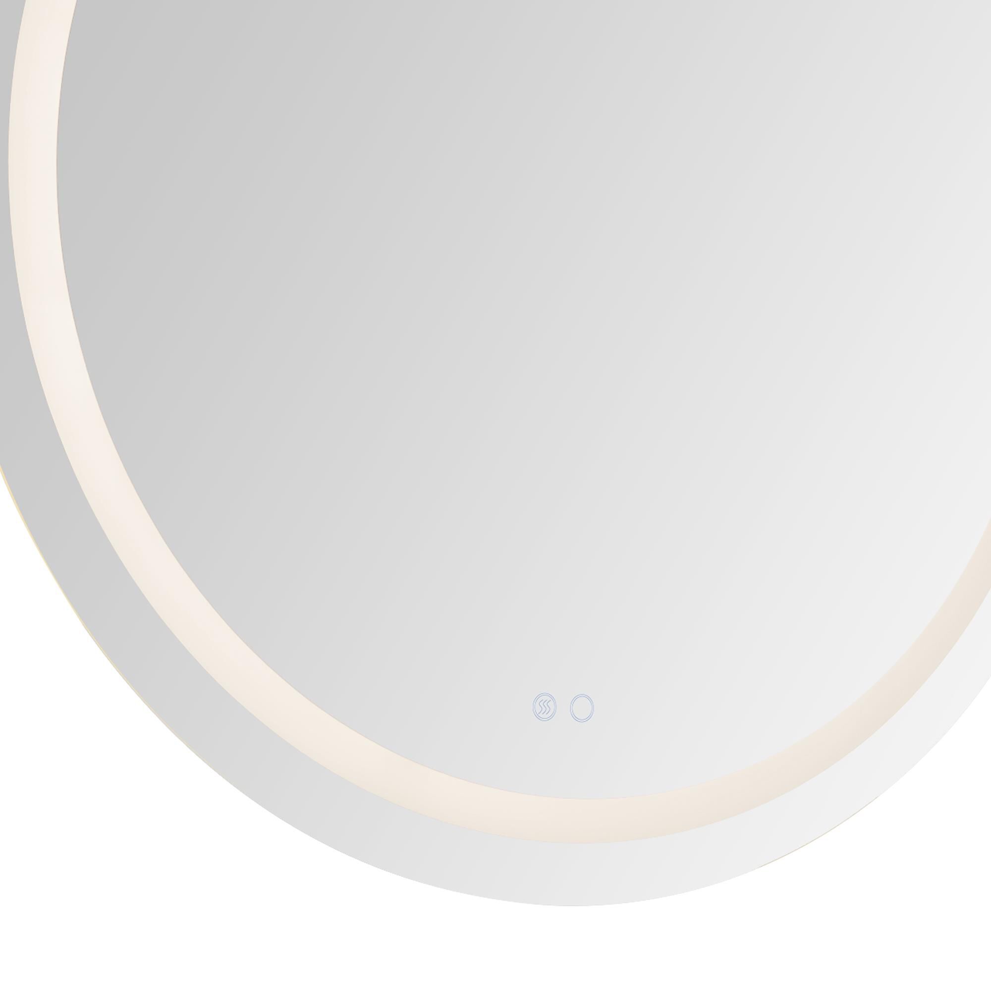 Hillmont LED Lighted Mirror by Kuzco Lighting