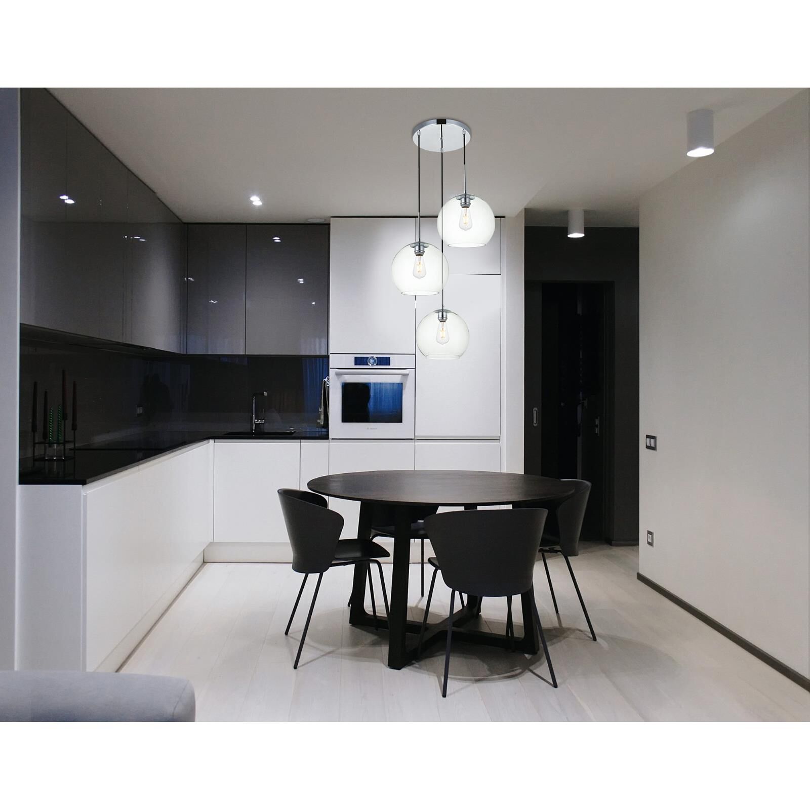 Baxter 20 Inch Multi Light Pendant by Elegant Lighting