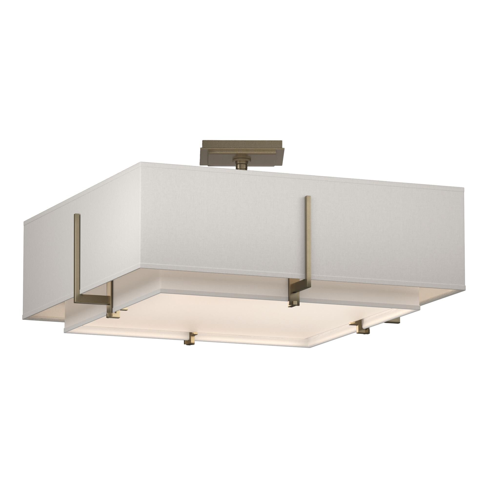 Exos 20 Inch 4 Light Semi Flush Mount by Hubbardton Forge