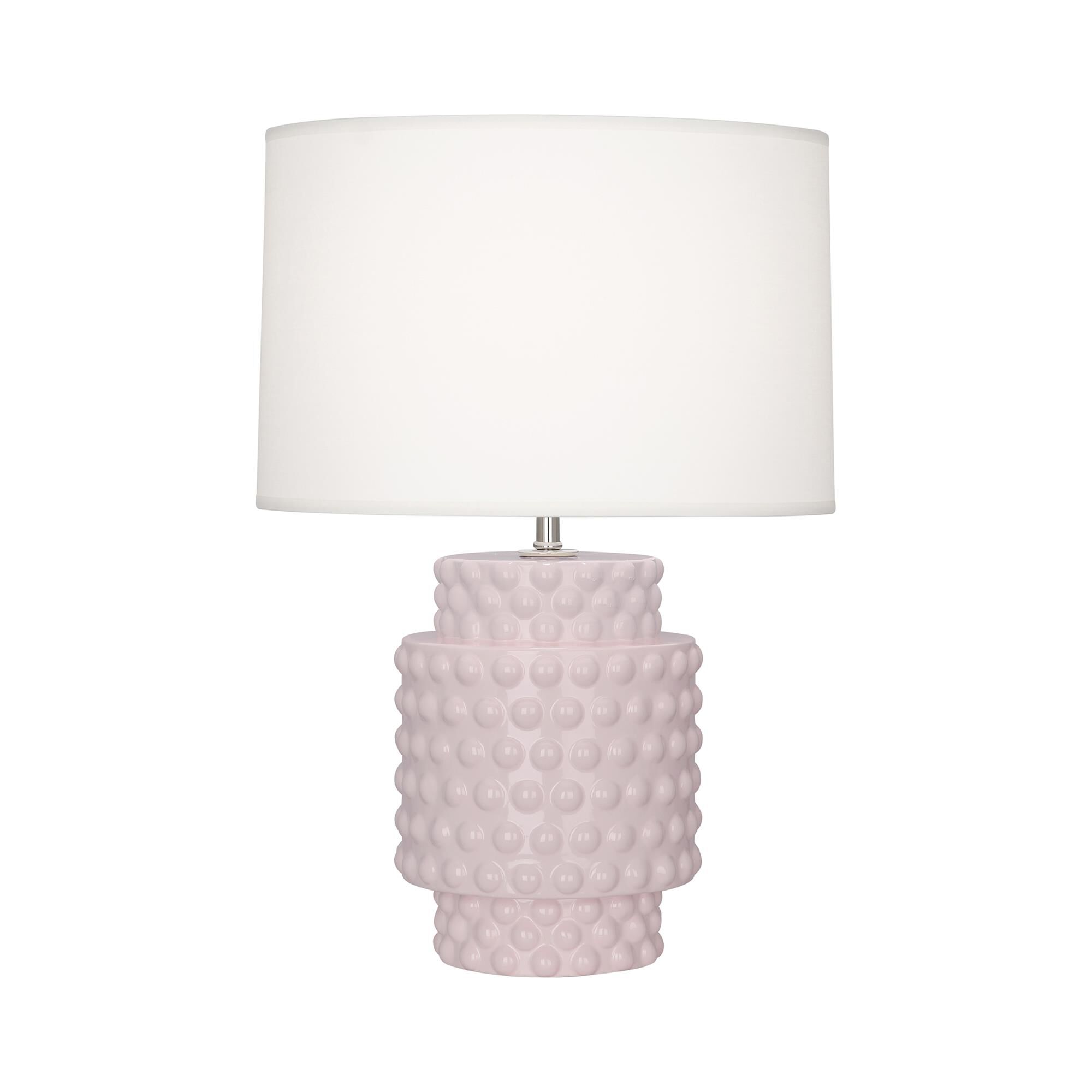 Shown in Rose Water finish and White shade
