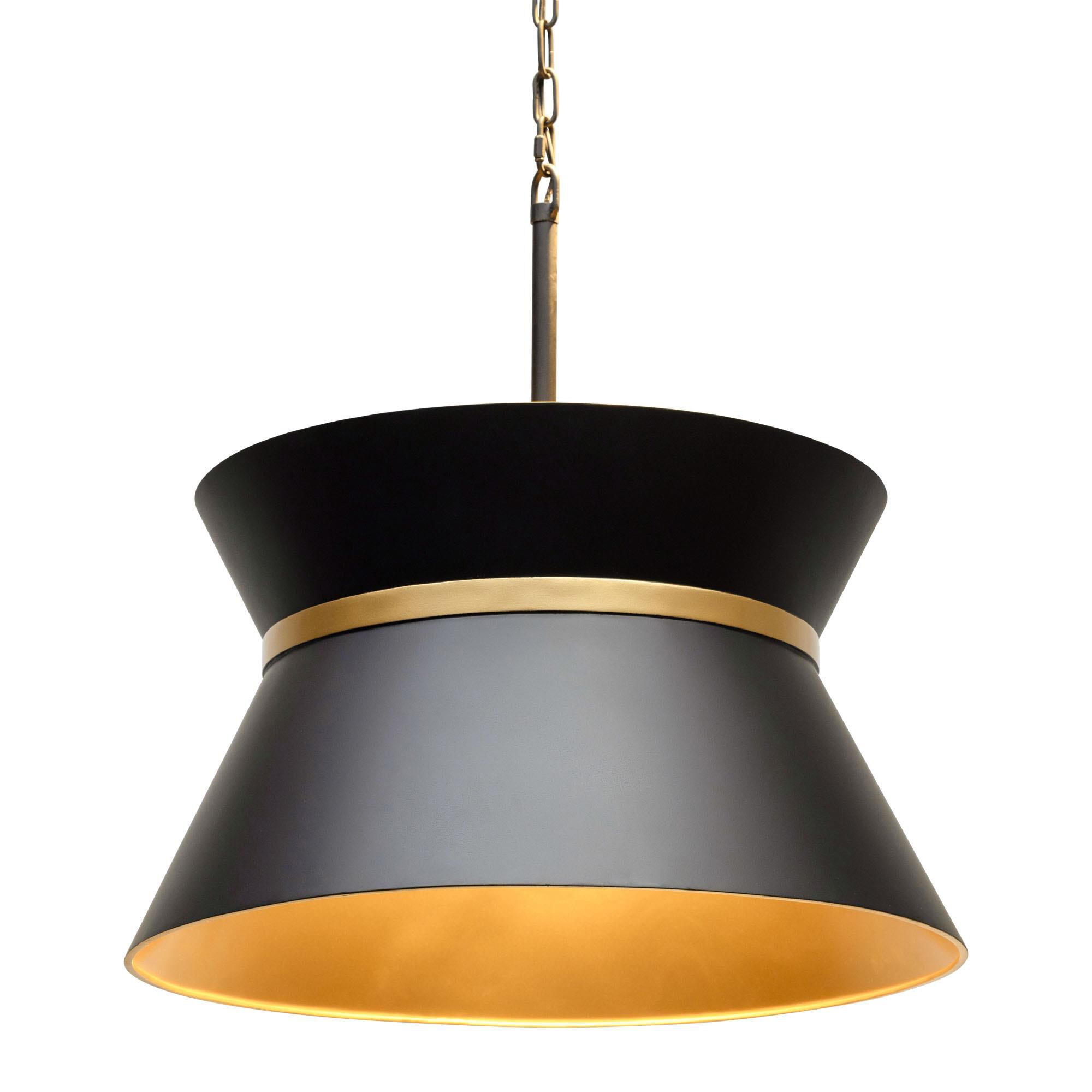 Shown in Matte Black/French Gold finish