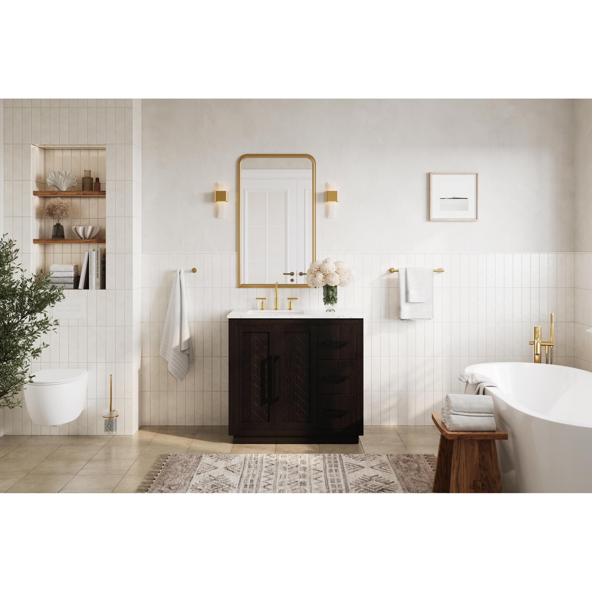 Chase 36 Inch Bath Vanity by Elegant Dcor