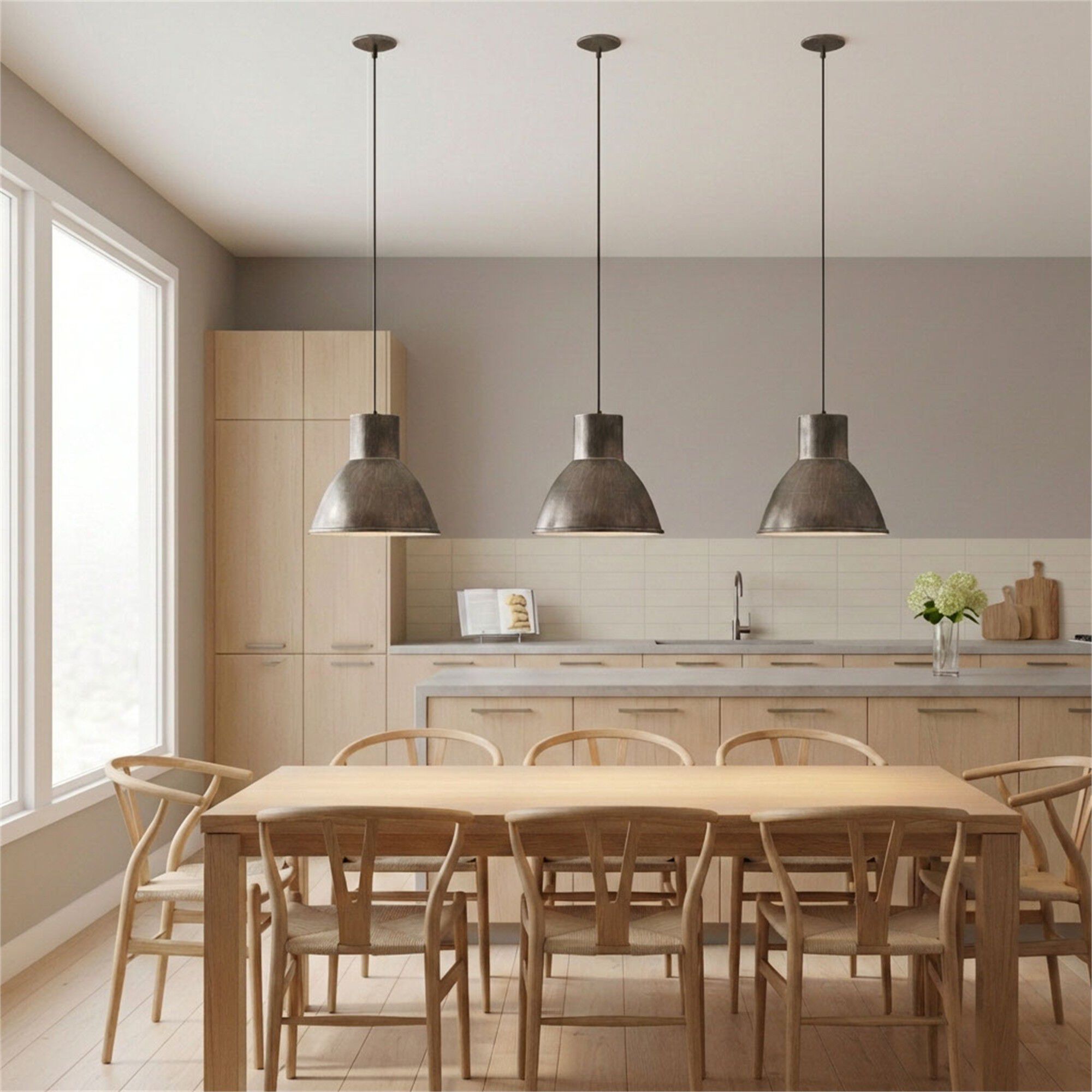Division Street 15 Inch Large Pendant,