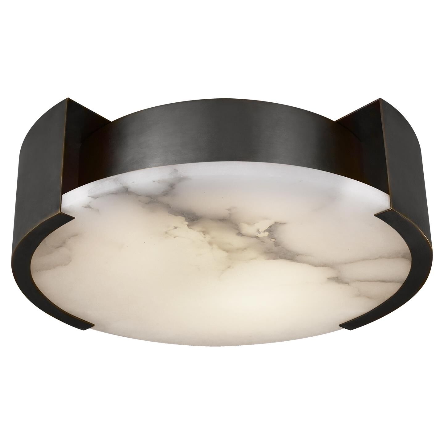 Kelly Wearstler Melange 14 Inch 2 Light Flush Mount by Visual Comfort Signature Collection