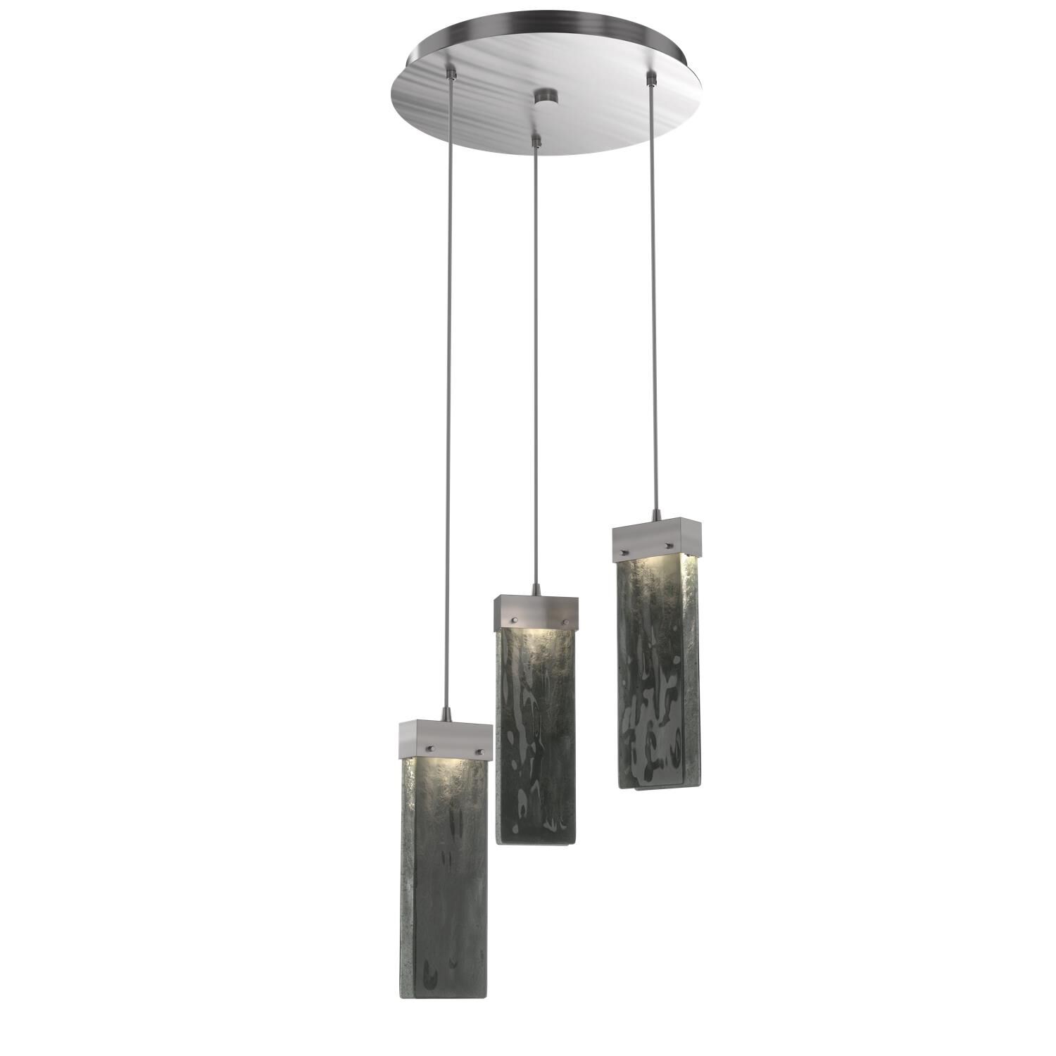 Parallel 16 Inch 3 Light LED Multi Light Pendant by Hammerton Studio