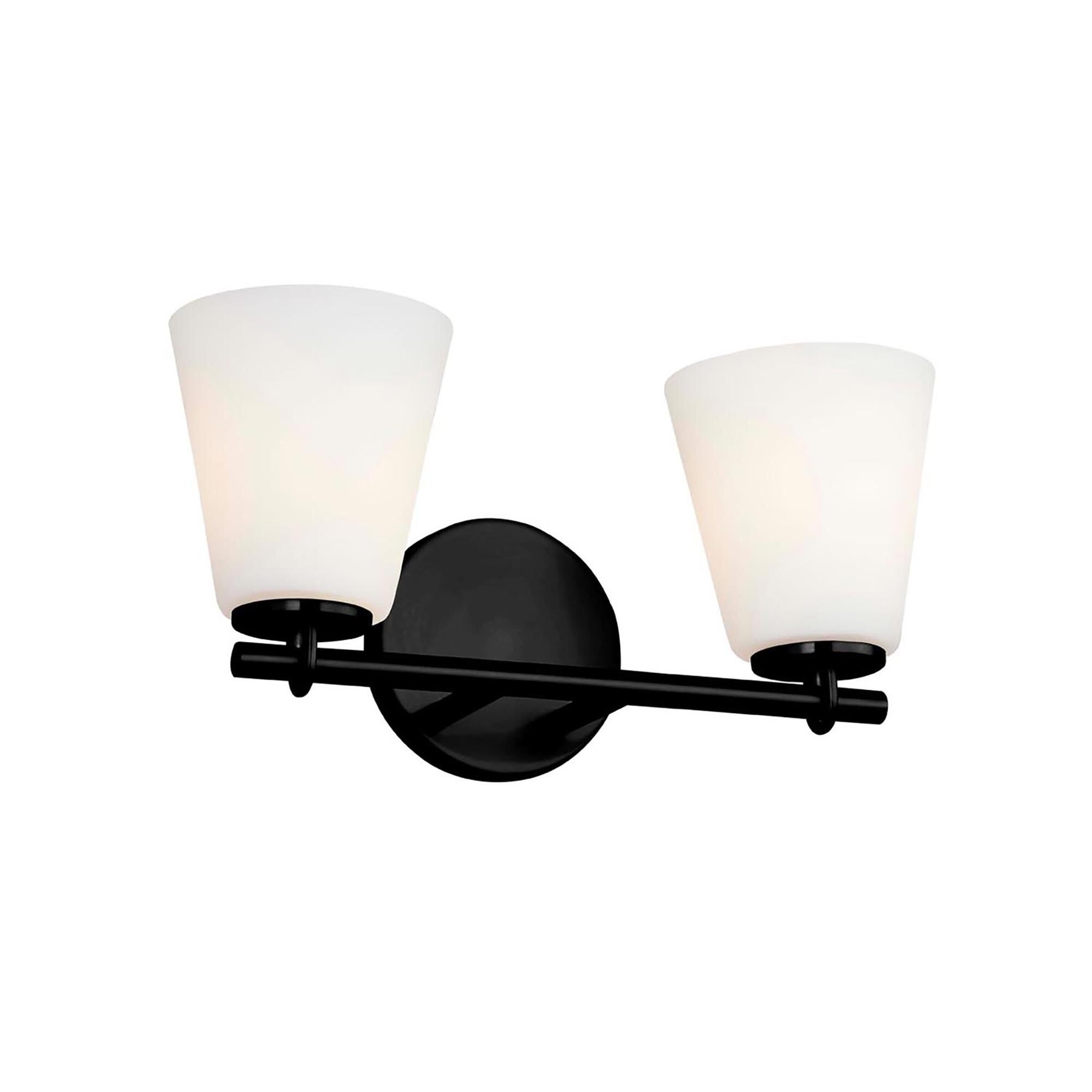 Fusion Alpino 15 Inch 2 Light Bath Vanity Light by Justice Design Group