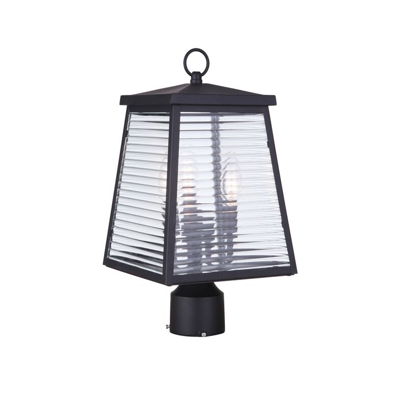 Armstrong 16 Inch Tall 3 Light Outdoor Post Lamp by Craftmade