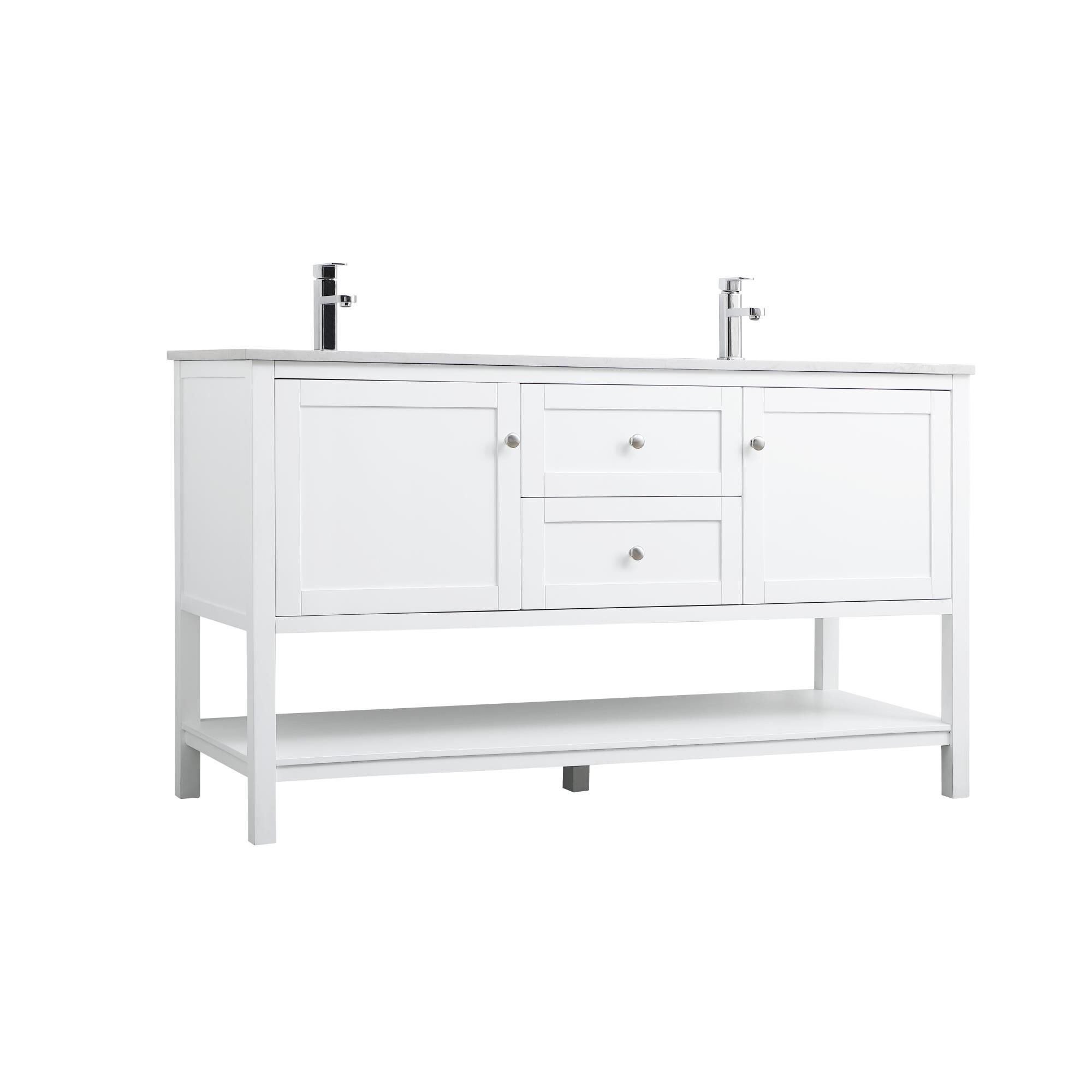 Shown in White finish