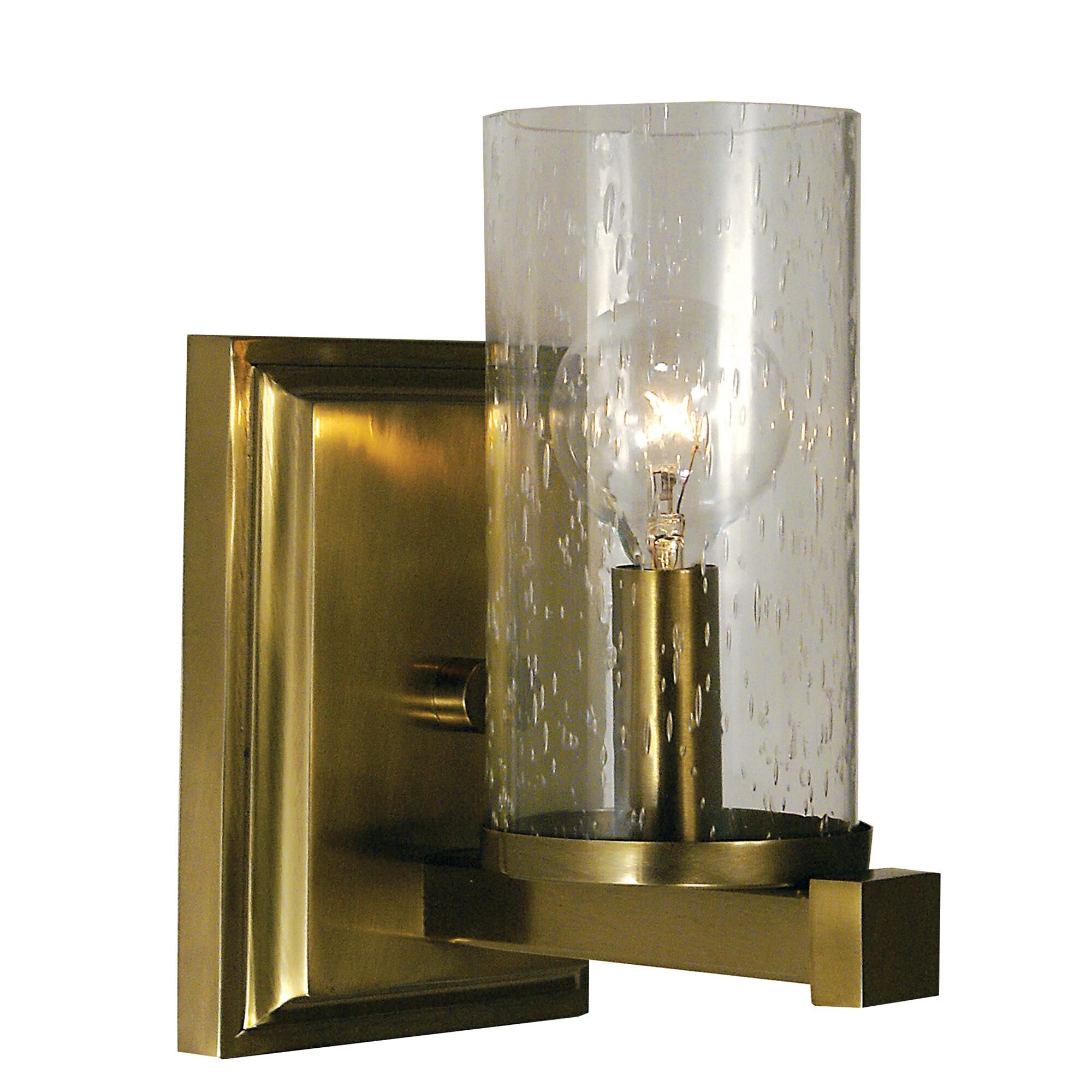 Shown with Clear Seedy Glass Cylinder shade