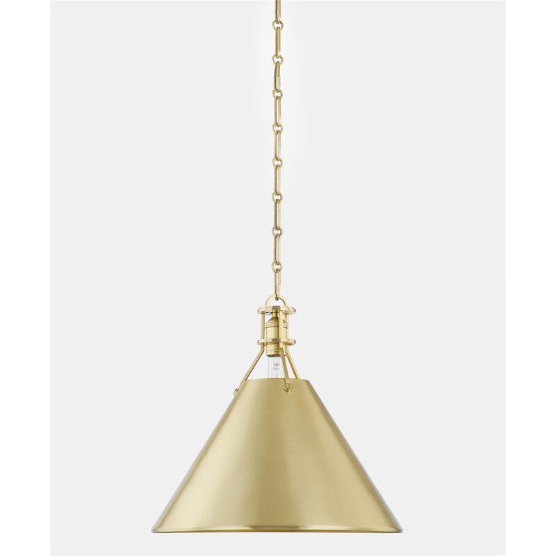 Mark D. Sikes Metal No. 2 Small Pendant Light by Hudson Valley Lighting