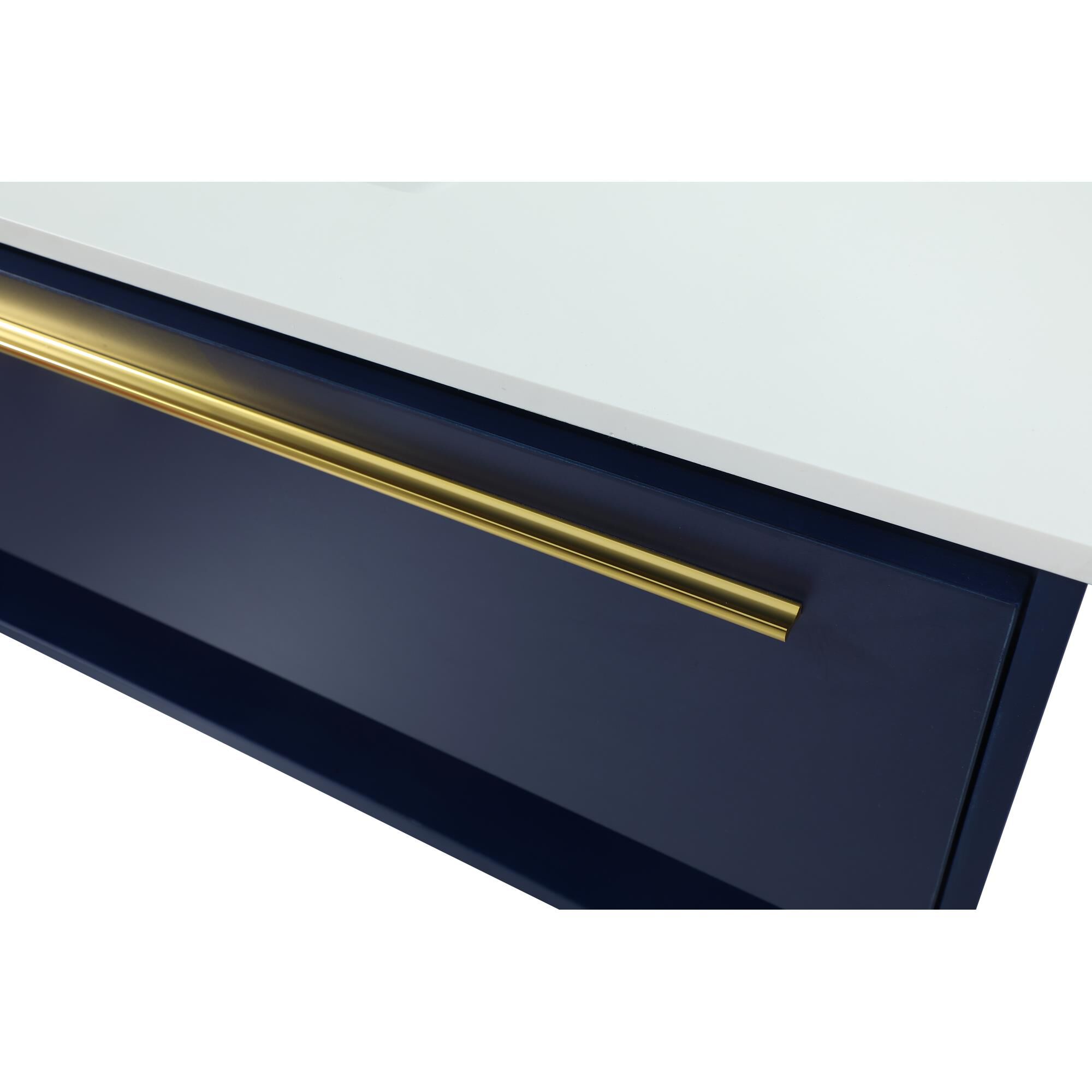 Shown in Blue finish