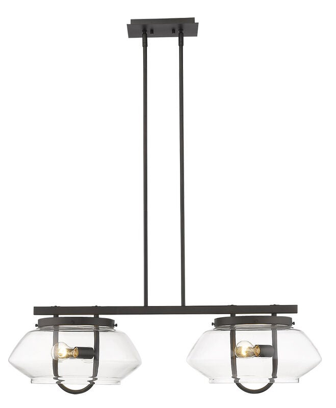 Garner 38 Inch 4 Light Linear Suspension Light by Trend Lighting