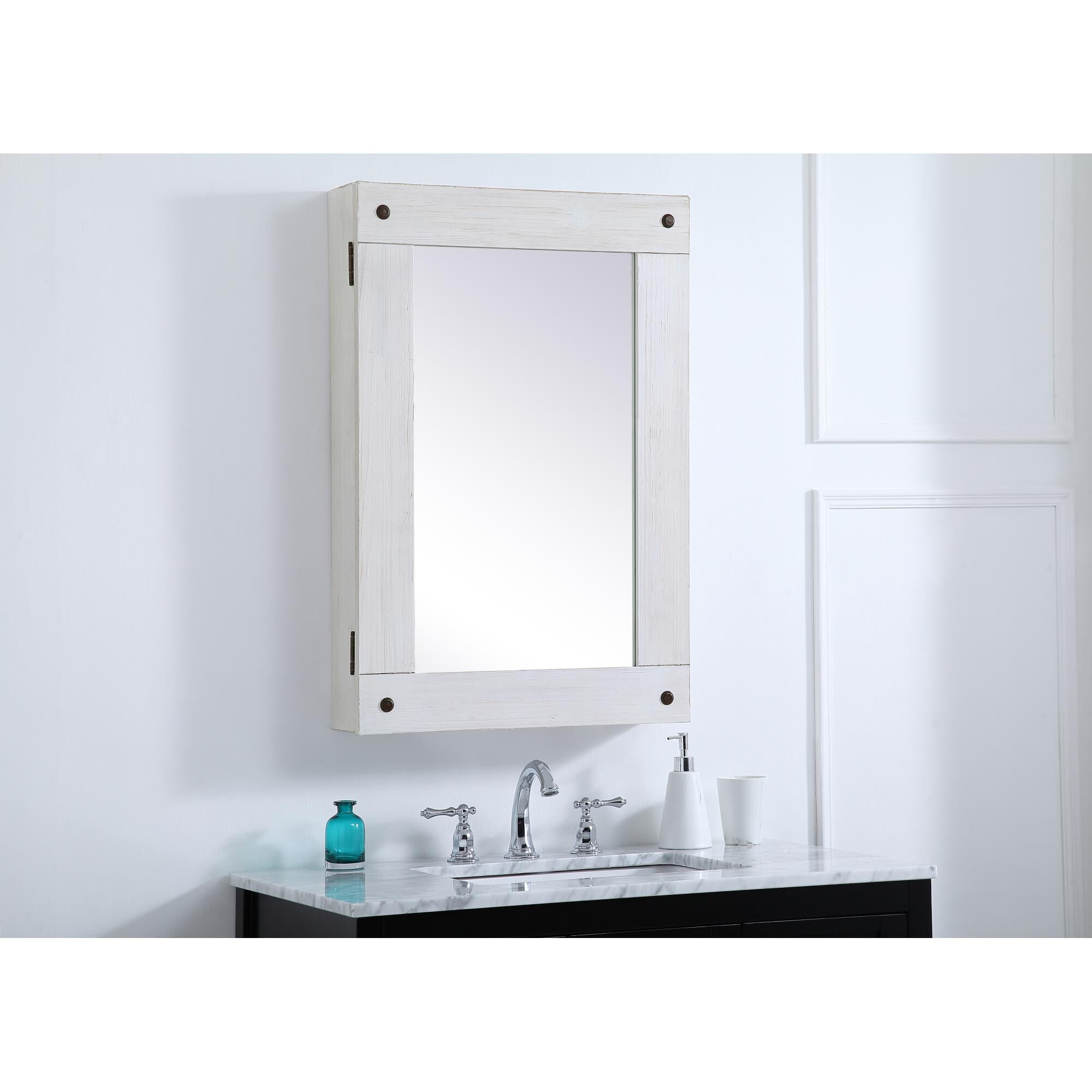 Shown in Antique White finish