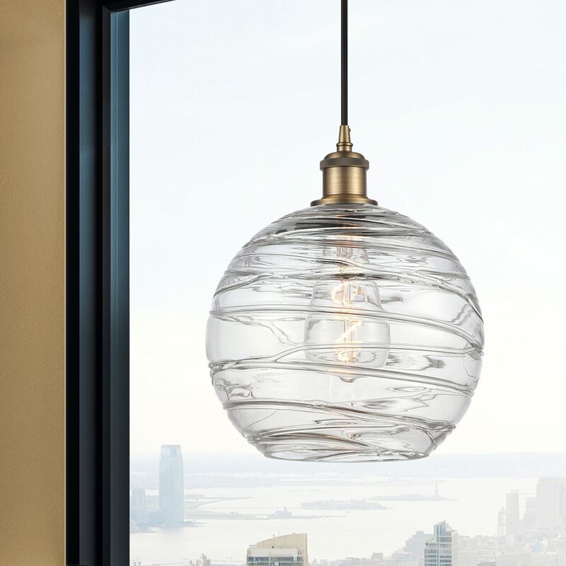 Bruno Marashlian Athens Deco Swirl 10 Inch Mini Pendant by Innovations Lighting