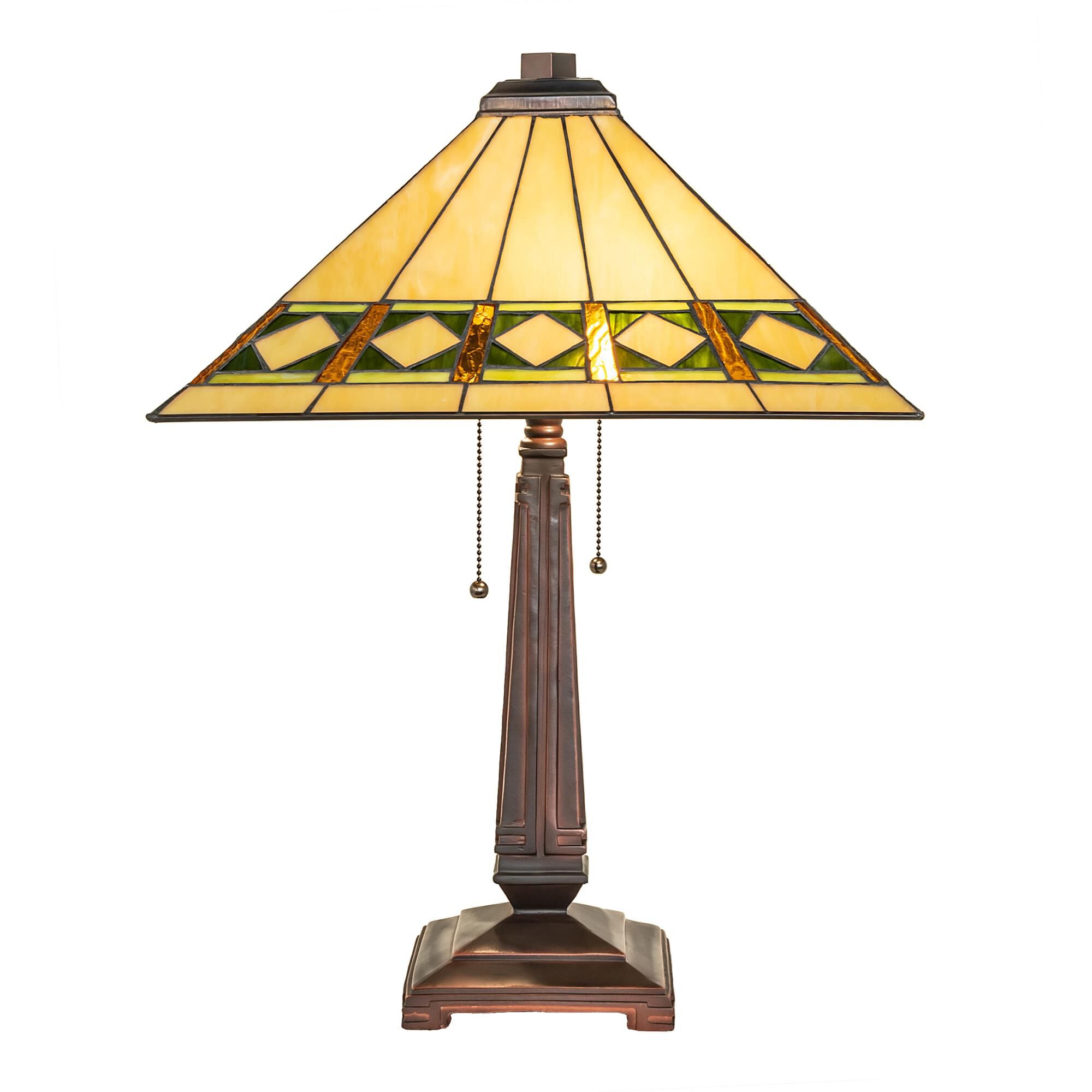 Diamond Band Mission 23 Inch Table Lamp by Meyda Lighting