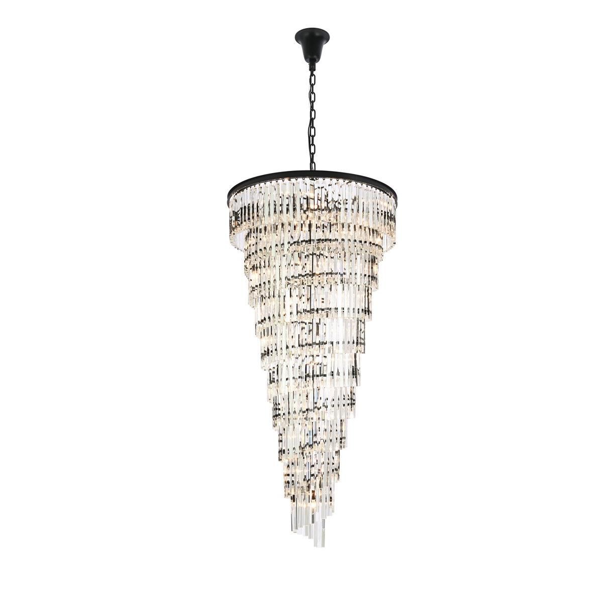 Sydney 36 Inch 42 Light Chandelier by Elegant Lighting