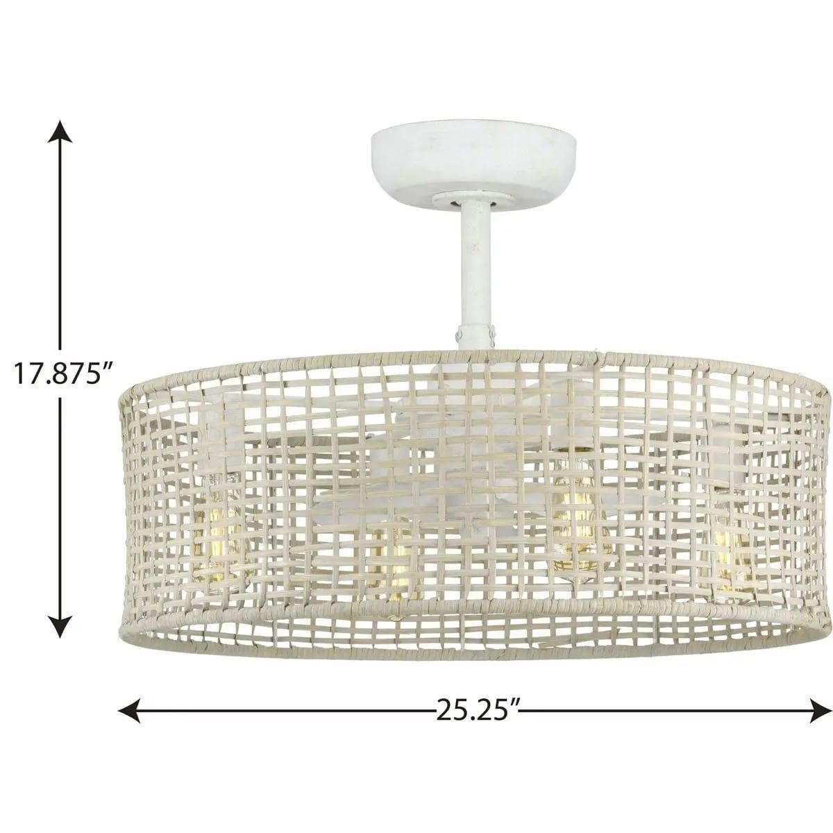 Belva 25 Inch Chandelier Ceiling Fan by Progress Lighting