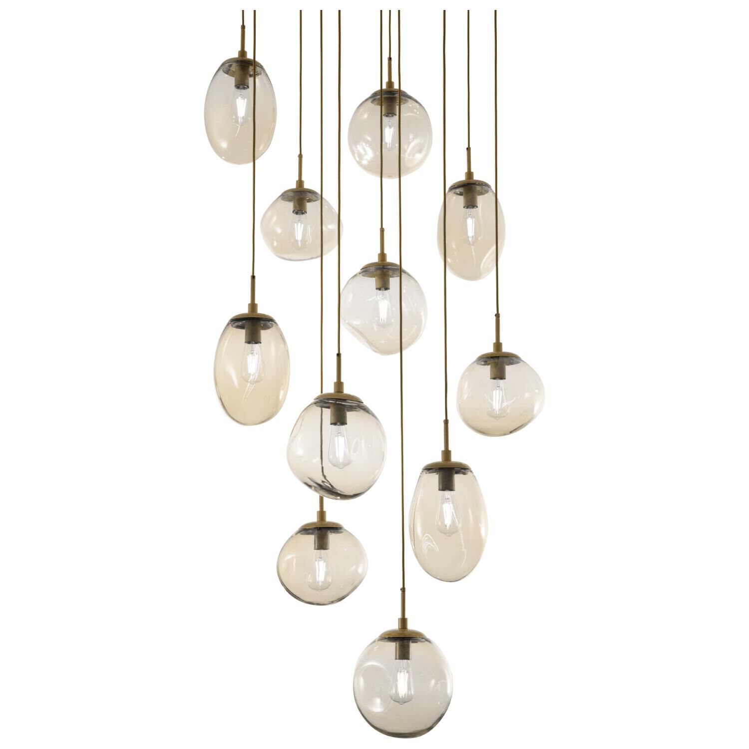 Levi Wilson Nebula 37 Inch 11 Light Multi Light Pendant by Hammerton Studio