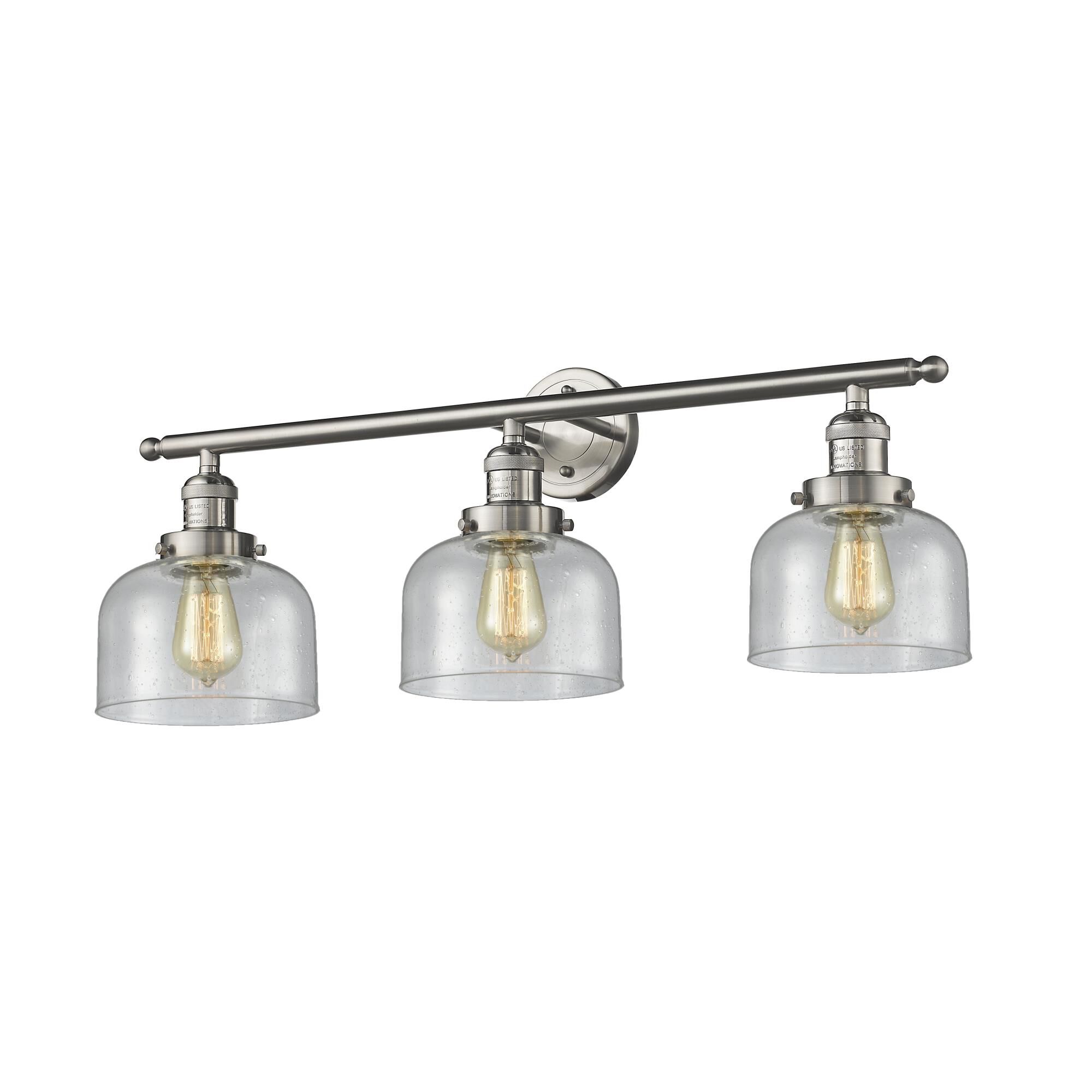 Bruno Marashlian Large Bell 32 Inch 3 Light Bath Vanity Light by Innovations Lighting