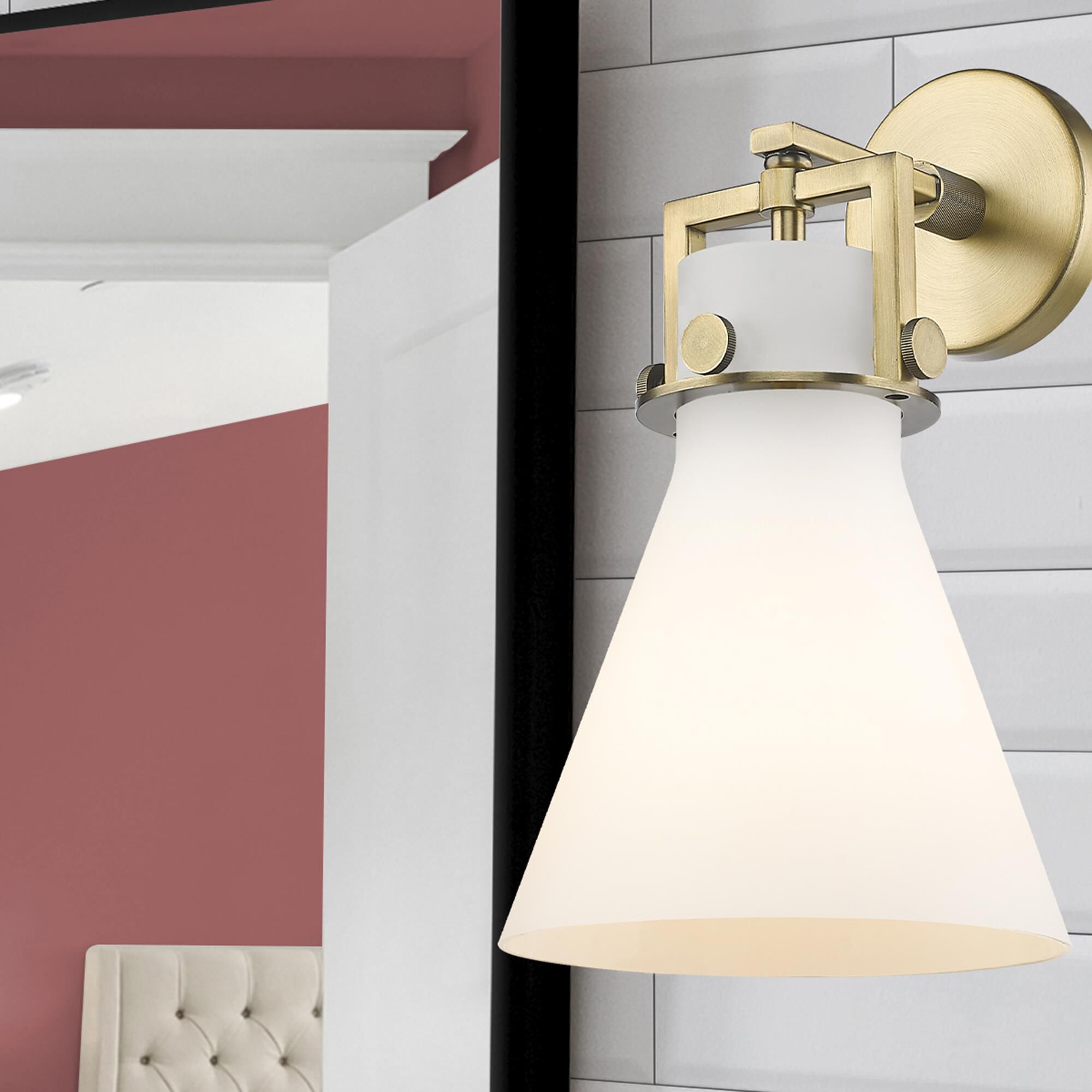 Bruno Marashlian Newton Cone 14 Inch Wall Sconce by Innovations Lighting