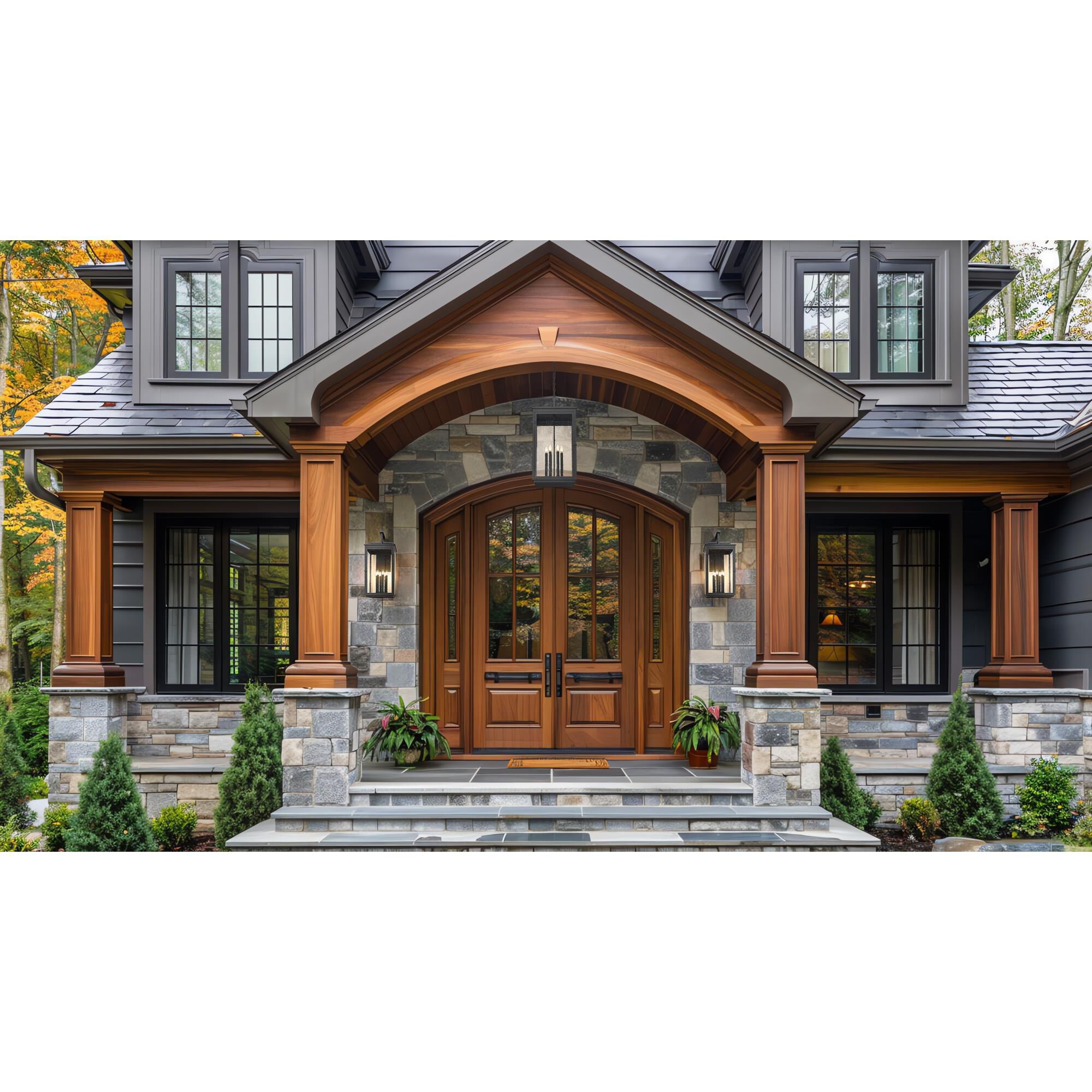 Shown in Sand Black finish and Clear Seedy glass and Clear Seedy shade