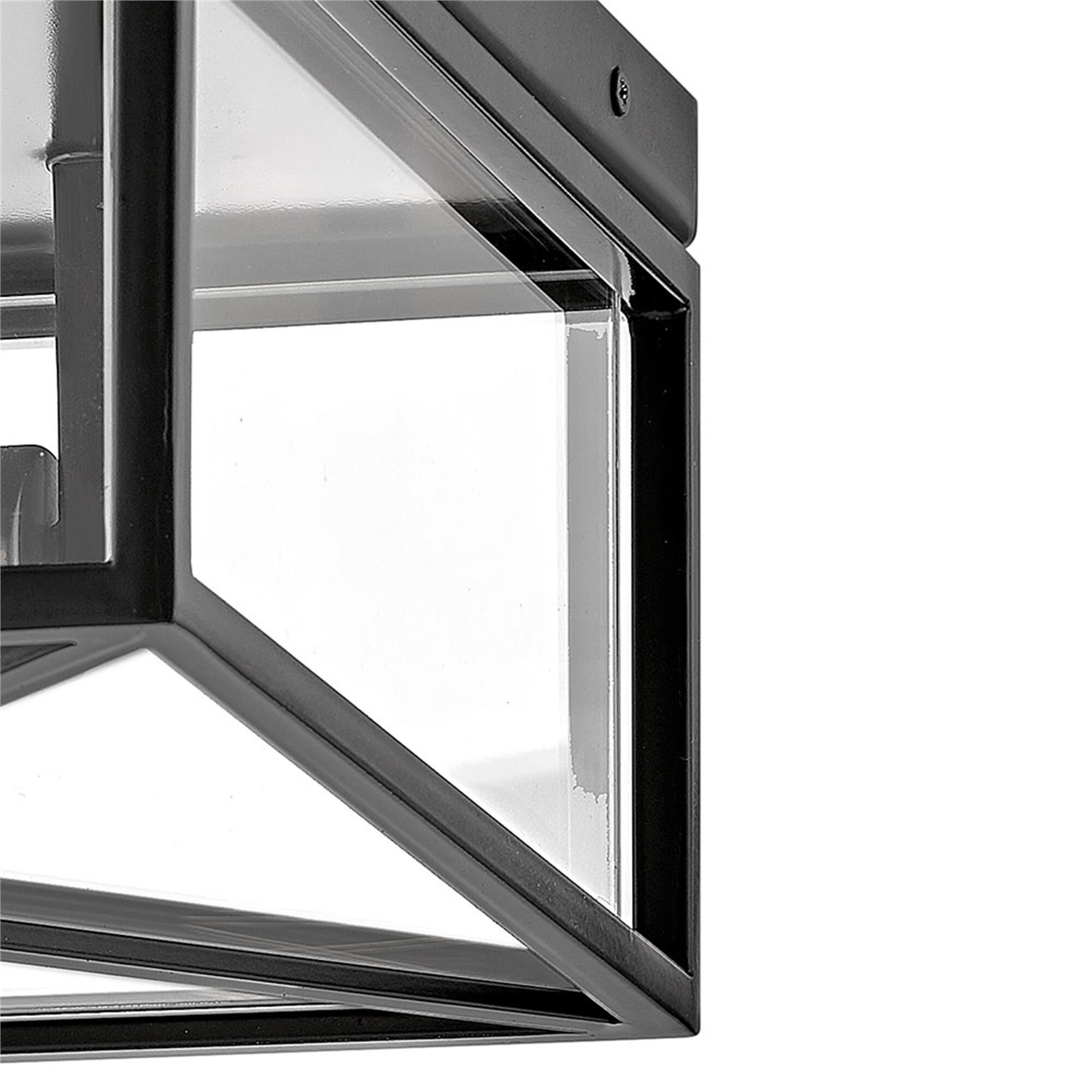 Brixton 12 Inch 2 Light Outdoor Flush Mount,