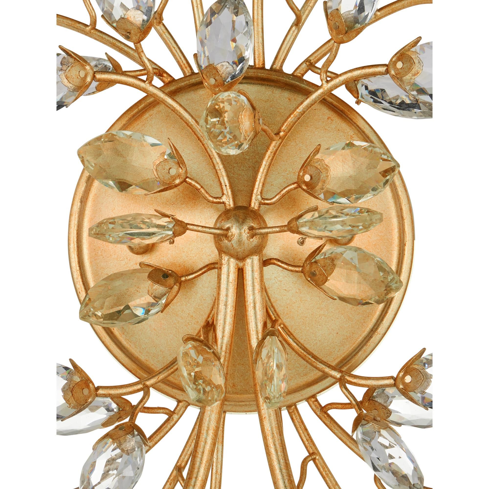 Shown in Clear and Chinois Gold Leaf finish