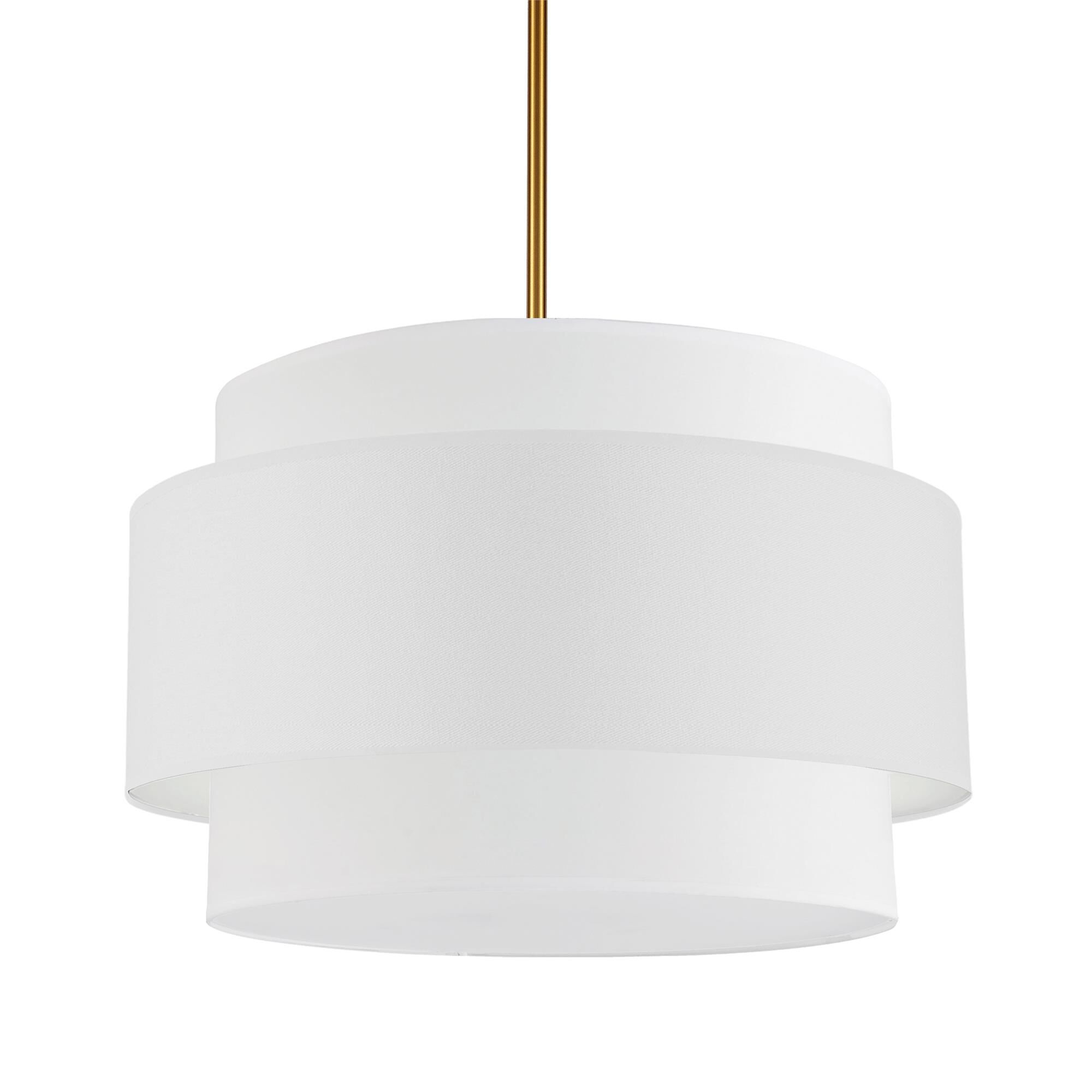 Shown in White finish and White shade
