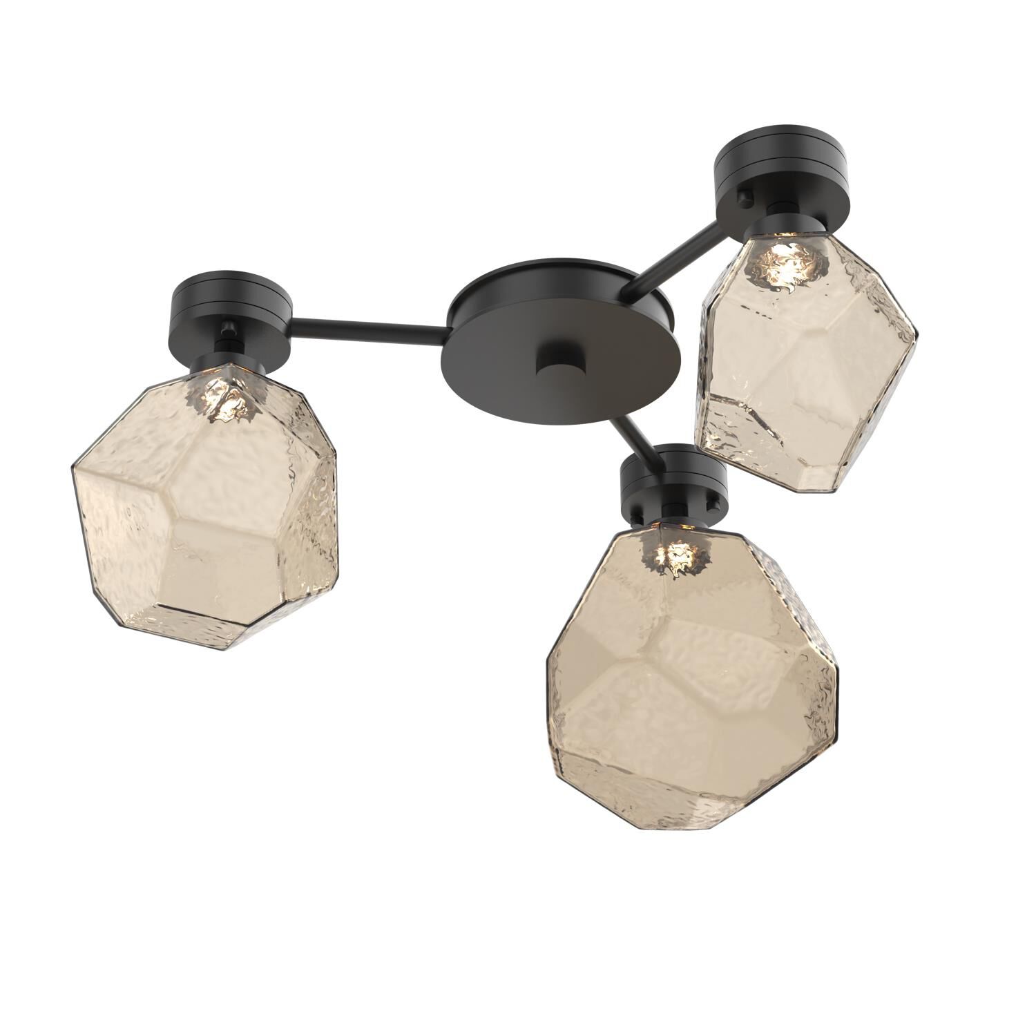 Levi Wilson Gem 24 Inch Semi Flush Mount by Hammerton Studio