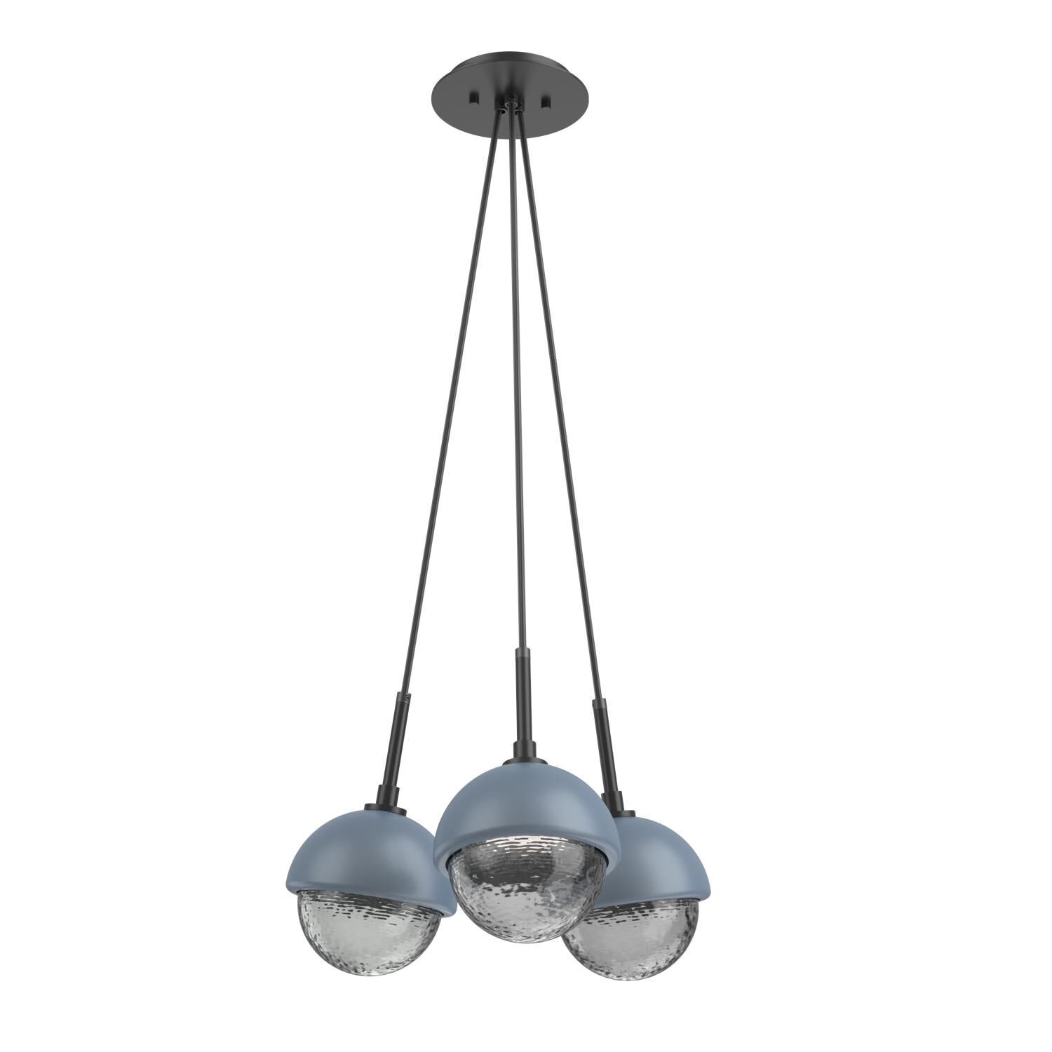Levi Wilson Cabochon 13 Inch Multi Pendant Light by Hammerton Studio