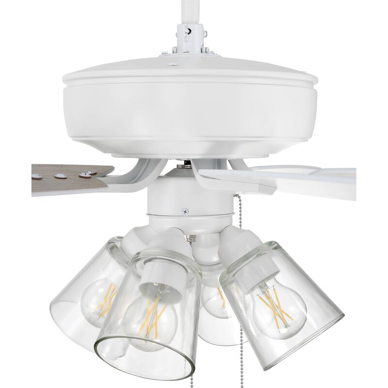 Pro Plus 52 Inch Ceiling Fan with Light Kit by Craftmade