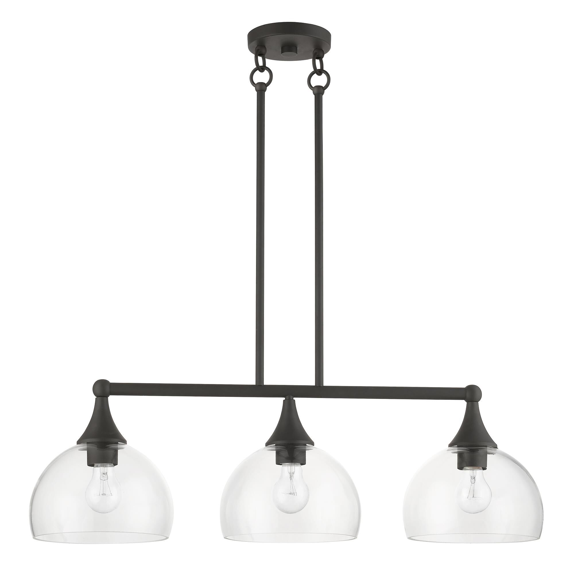 Glendon 30 Inch 3 Light Linear Suspension Light by Livex Lighting