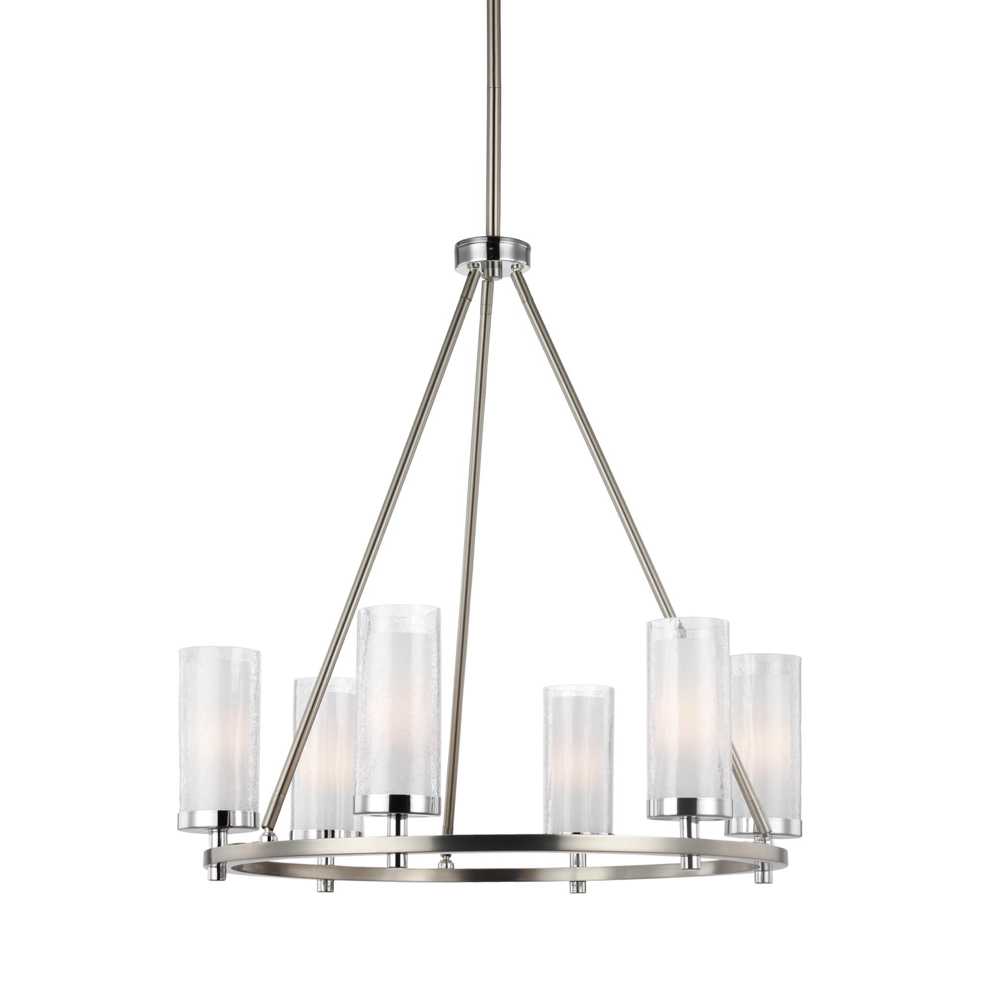 Jonah 25 Inch 6 Light Chandelier by Generation Lighting