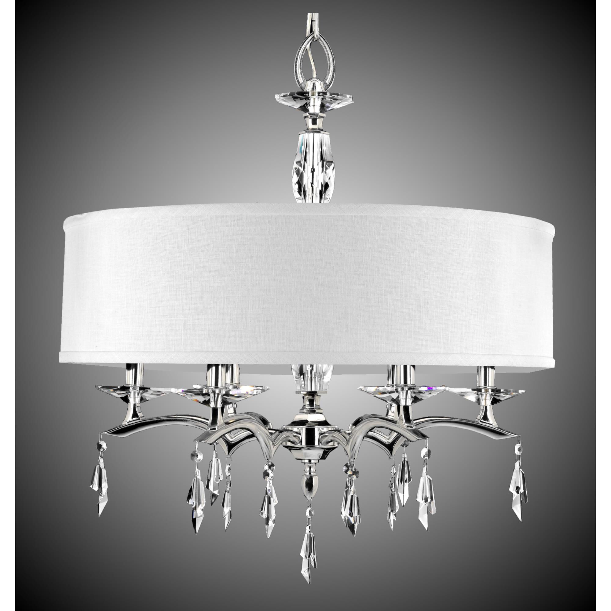 Kaya 6 Light Chandelier by American Brass and Crystal