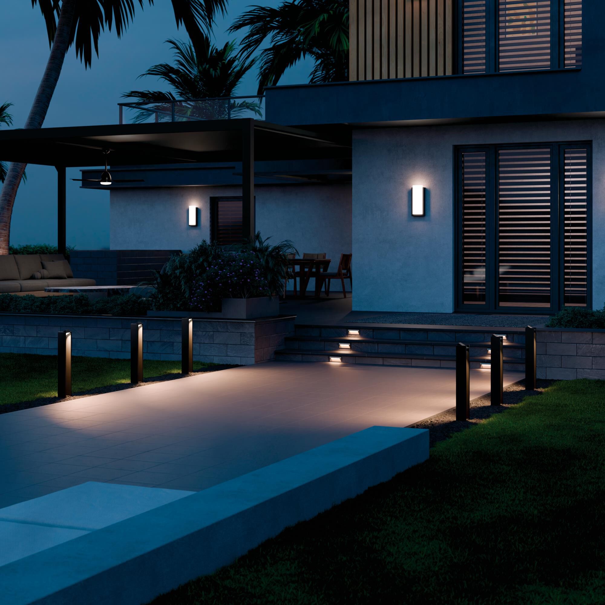 Aimed 25 Inch Bollard by Kichler Lighting