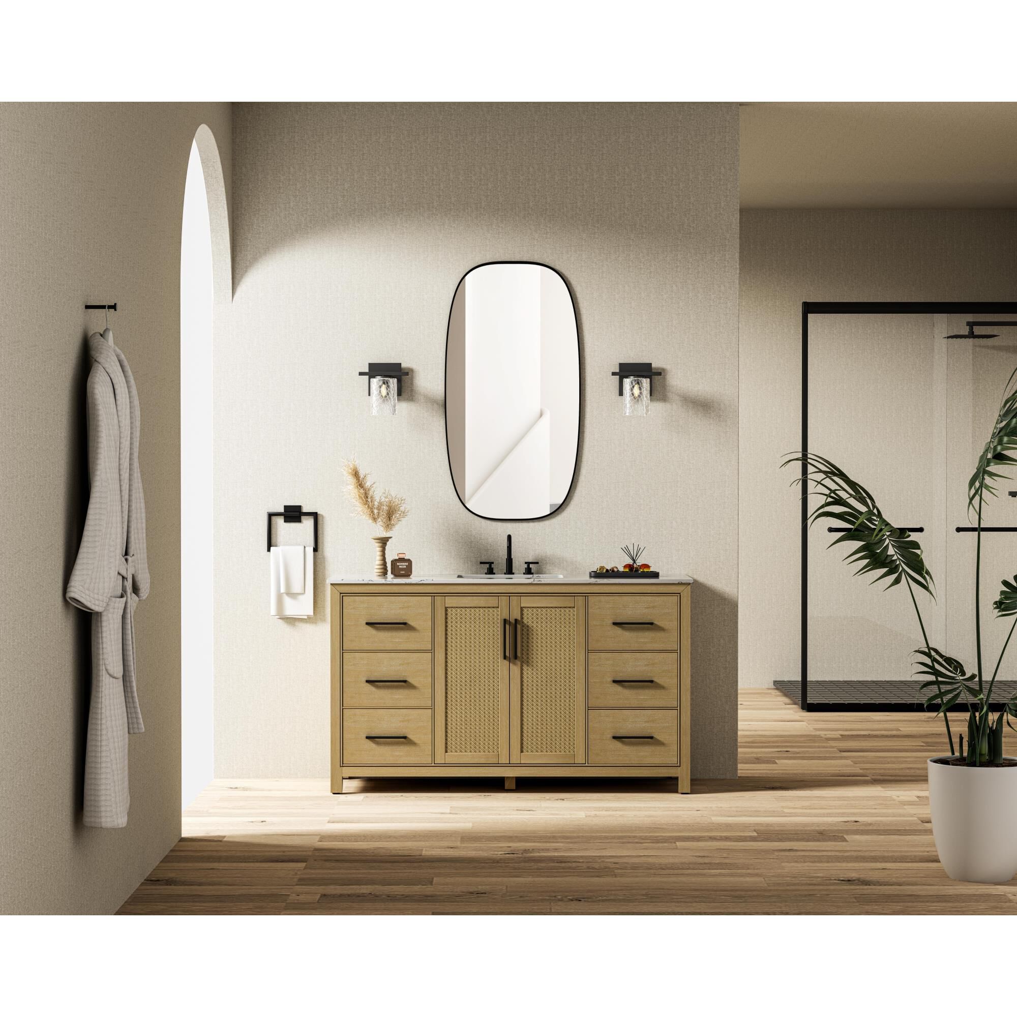 Alina 60 Inch Bath Vanity by Elegant Dcor