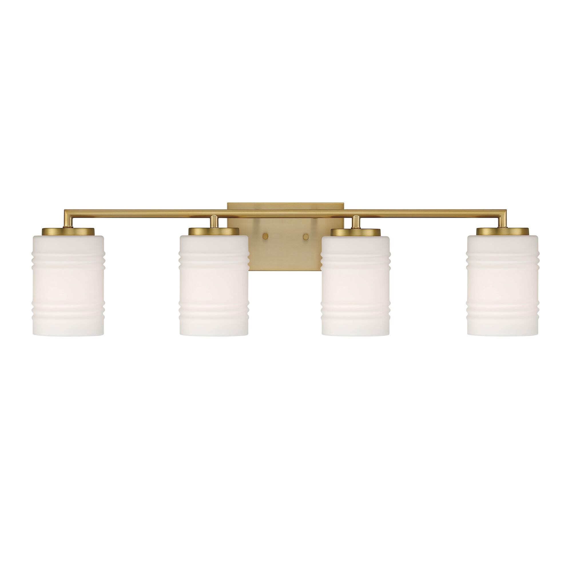 Leavenworth 33 Inch 4 Light Bath Vanity Light by Designers Fountain