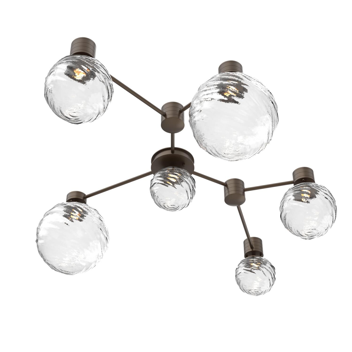 Shown in Flat Bronze finish and Clear glass