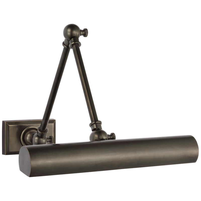 Chapman & Myers Cabinet Maker LED Wall Swing Lamp by Visual Comfort Signature Collection