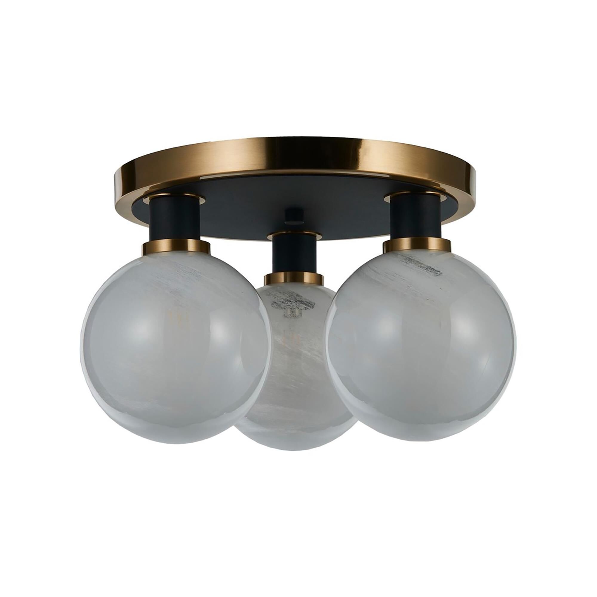 Gem 15 Inch Semi Flush Mount,