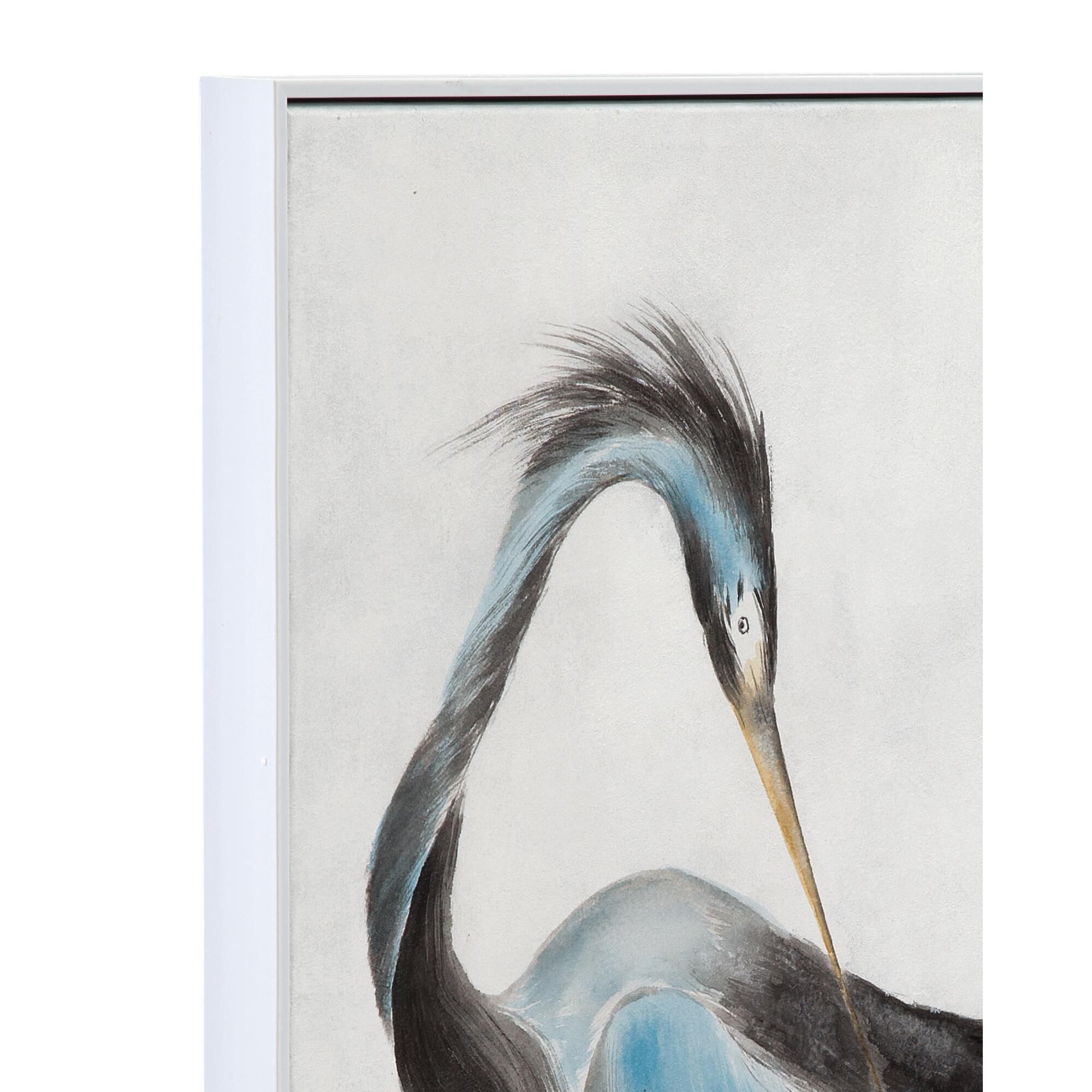Louisiana Heron 39 Inch Painting By Bassett Mirror Company