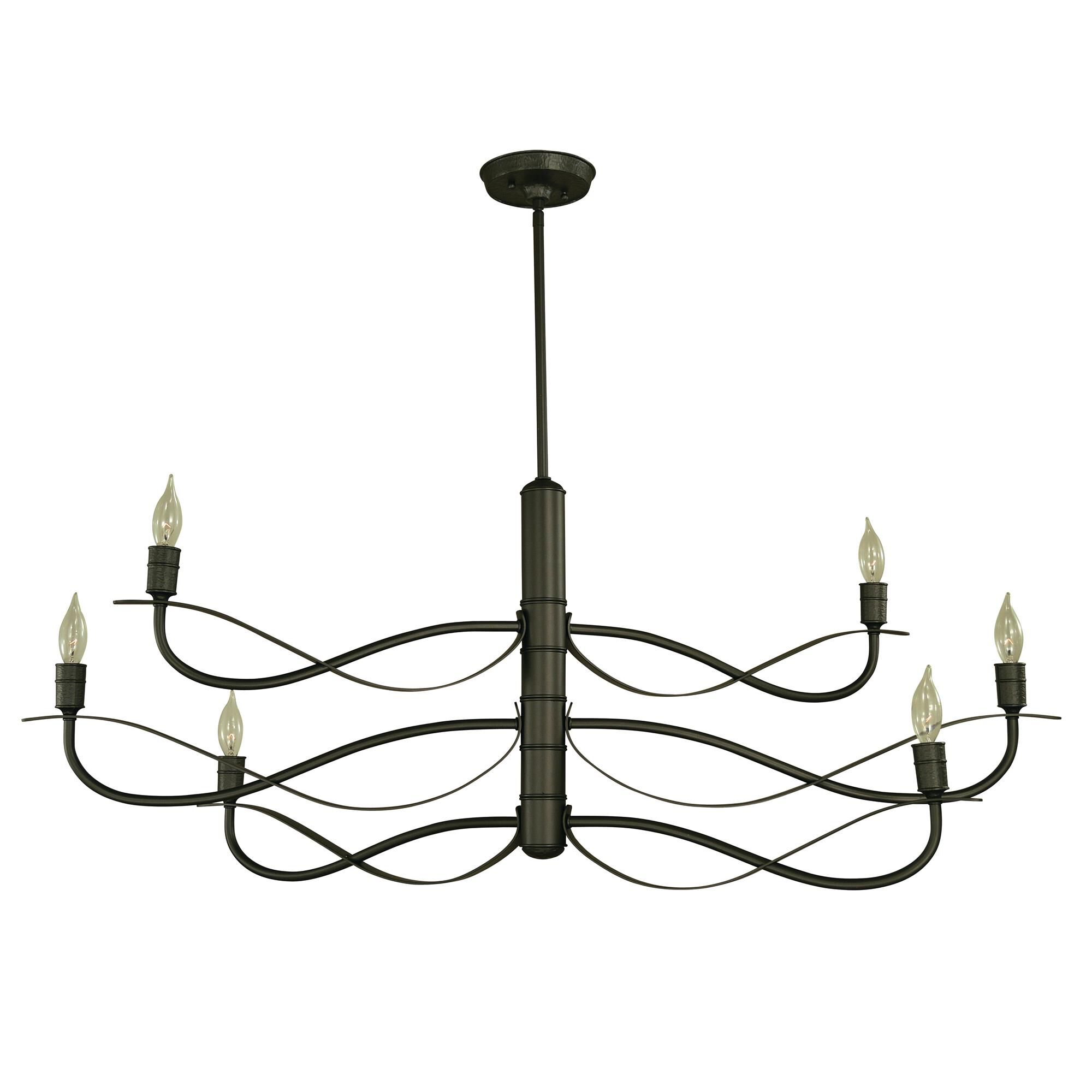 Telluride 46 Inch 6 Light Linear Suspension Light by Framburg