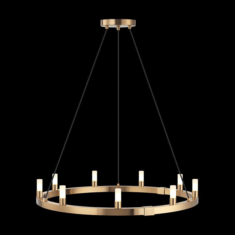 Shown in Aged Gold Brass finish and Opal glass