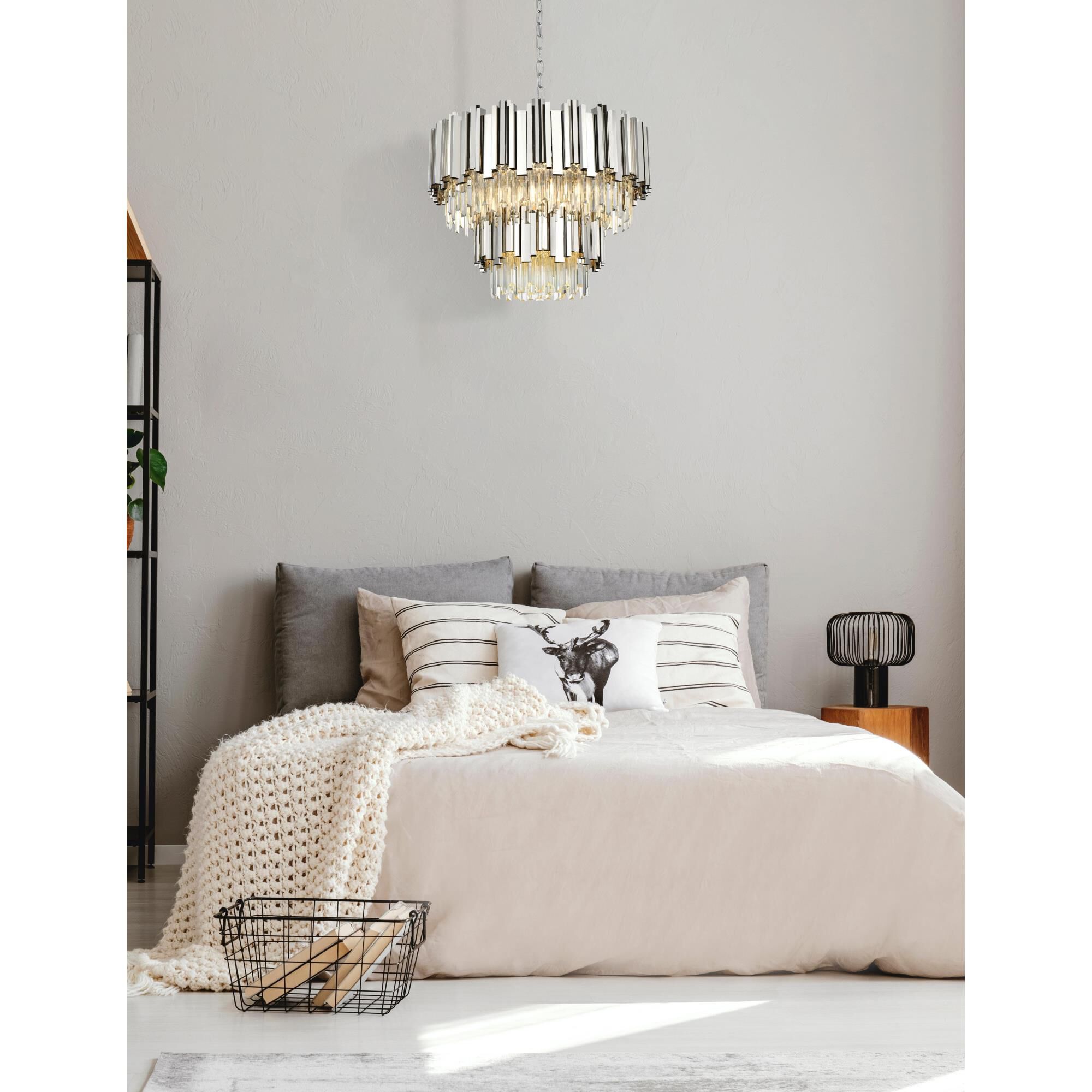 Willow 24 Inch Chandelier by Elegant Lighting