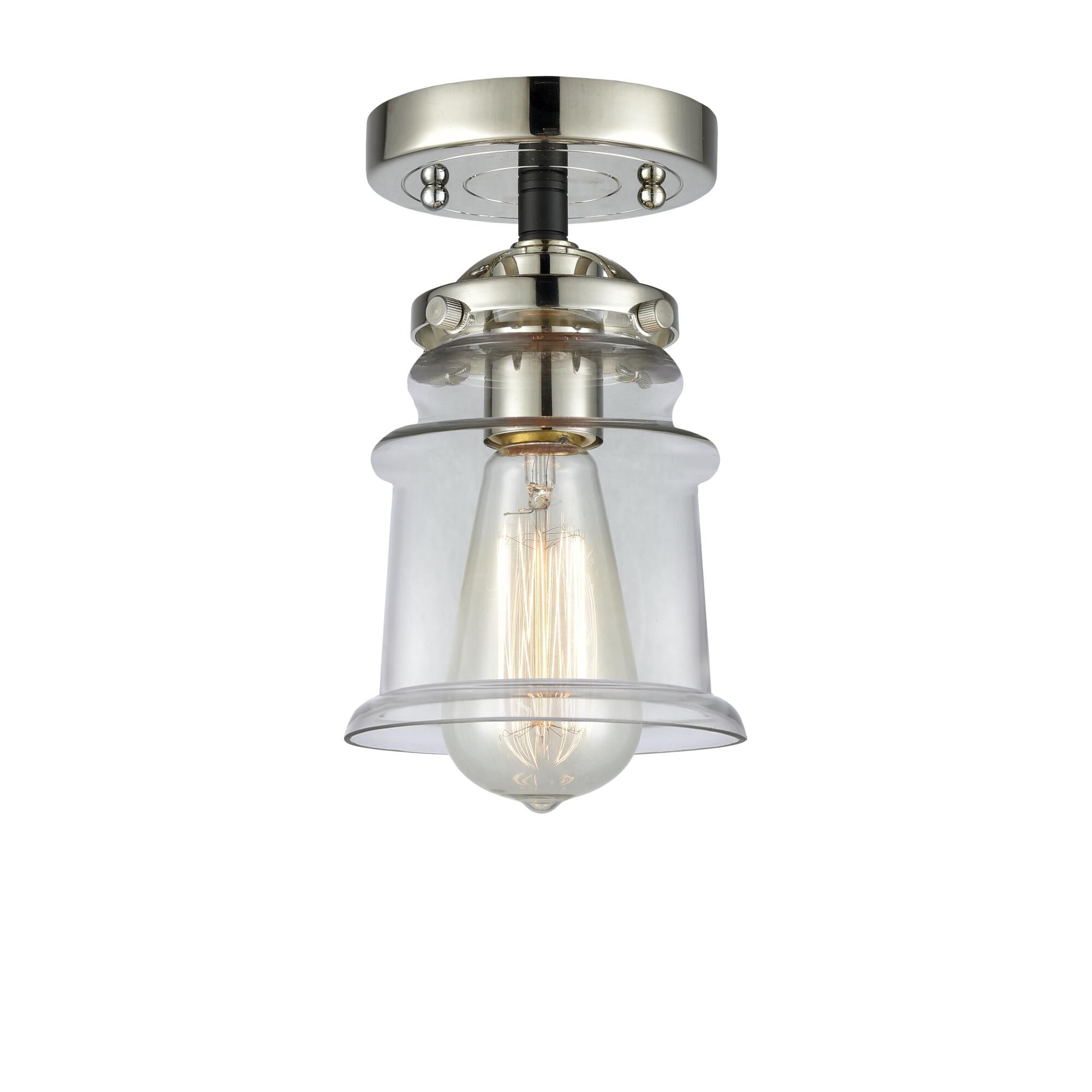 Bruno Marashlian Canton 5 Inch 1 Light Semi Flush Mount by Innovations Lighting