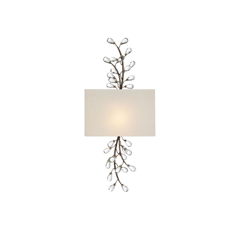 Crystal Bud Large Wall Sconce by Currey & Company