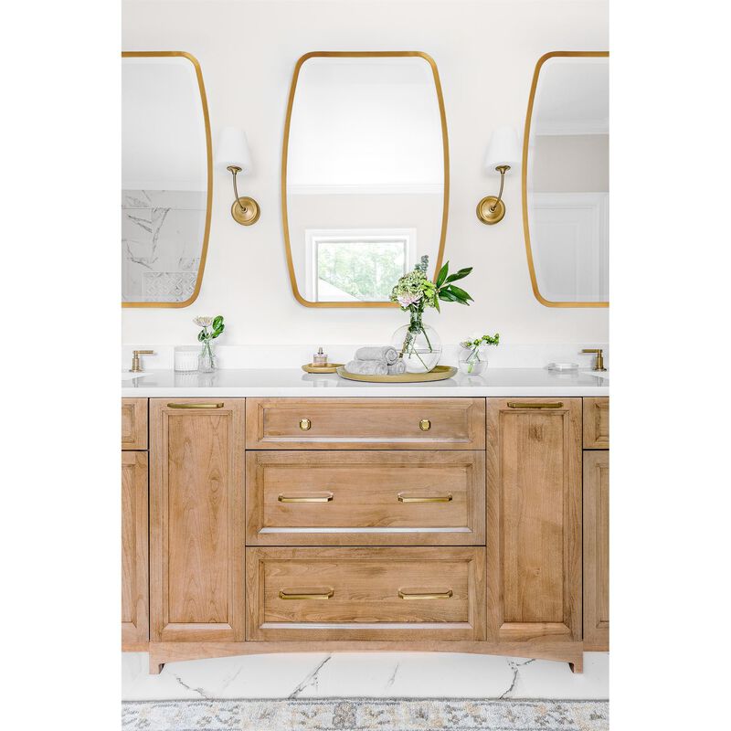 Lindee 36 Inch Decorative Mirror by Crystorama