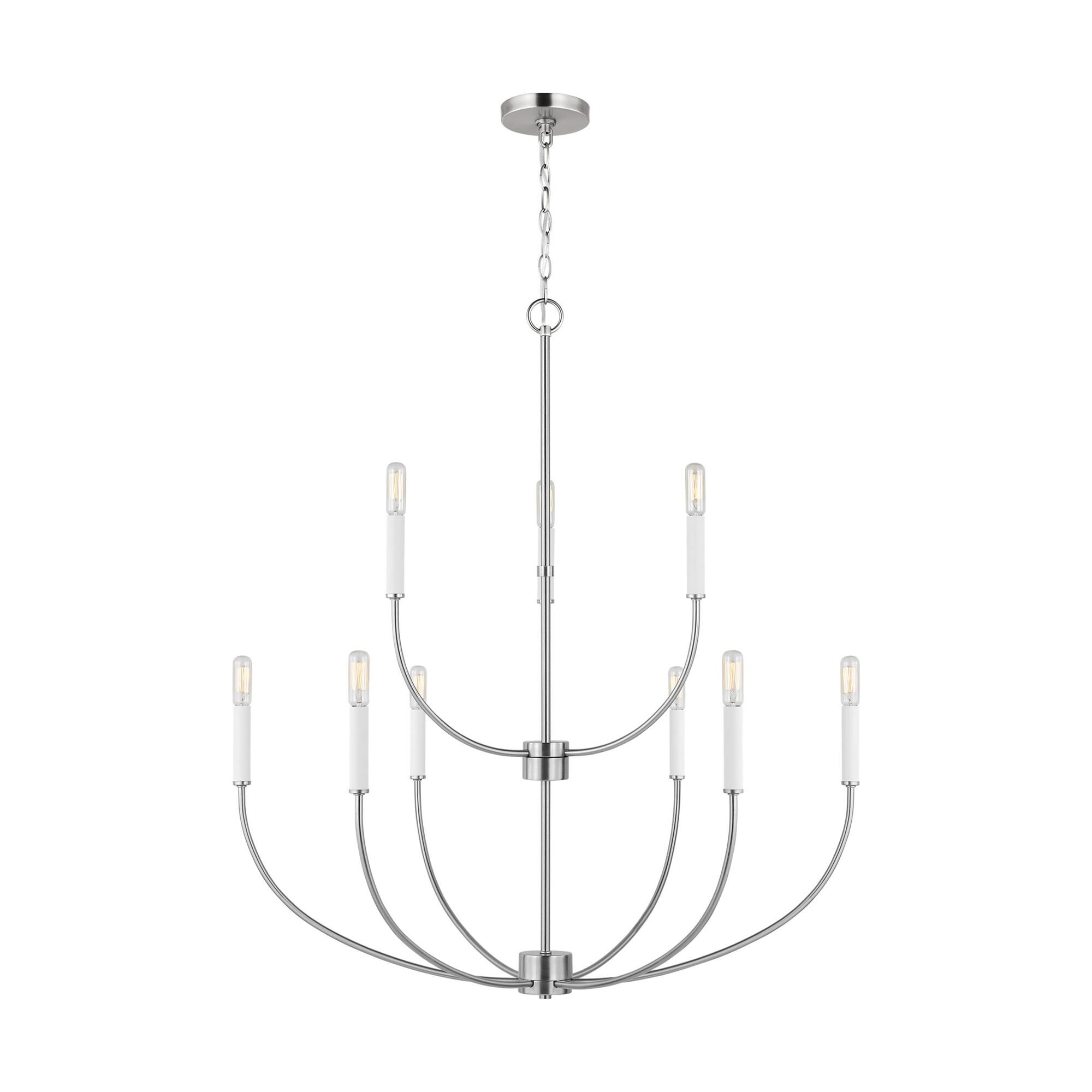 Shown in Brushed Nickel Silver finish